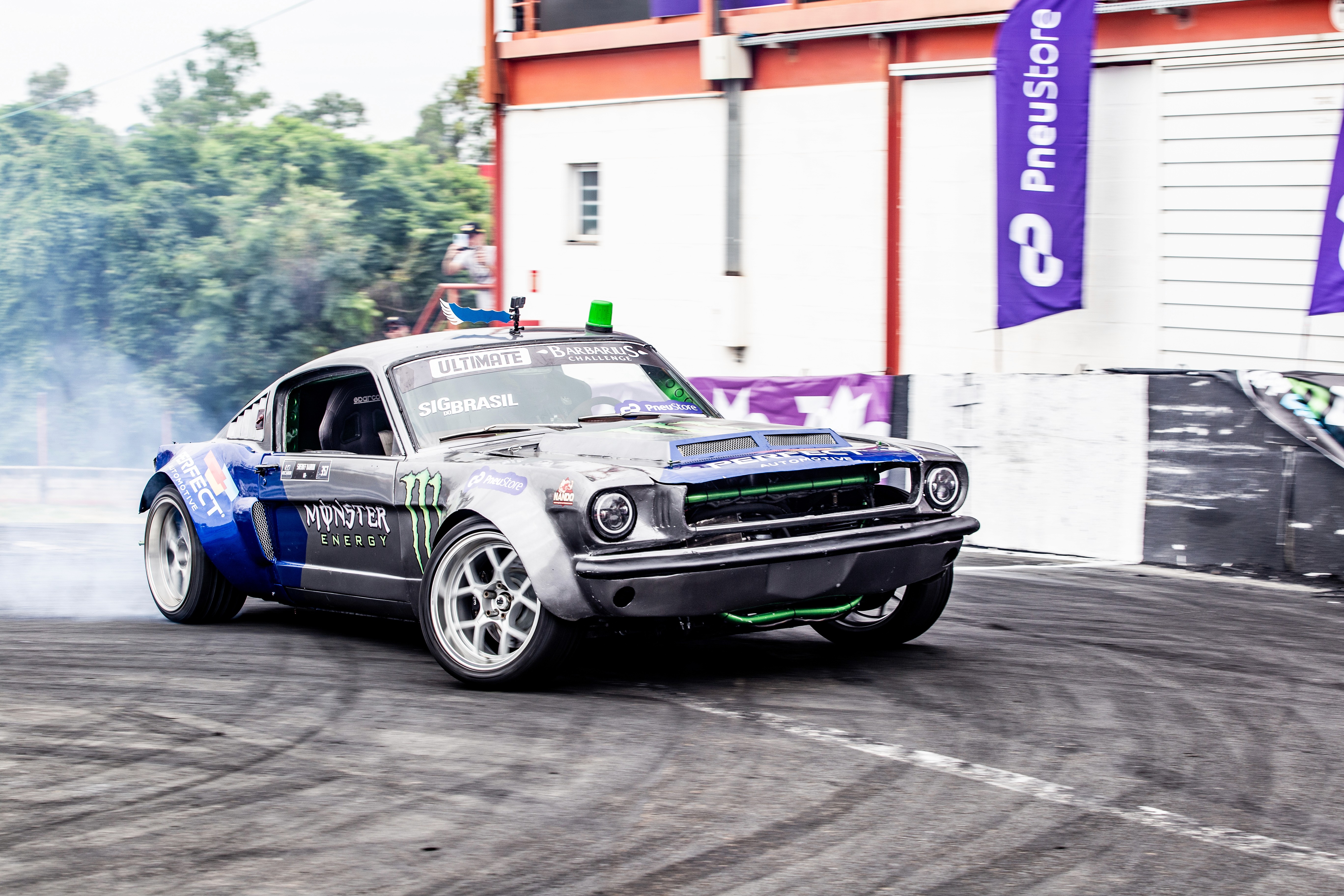 A black female model