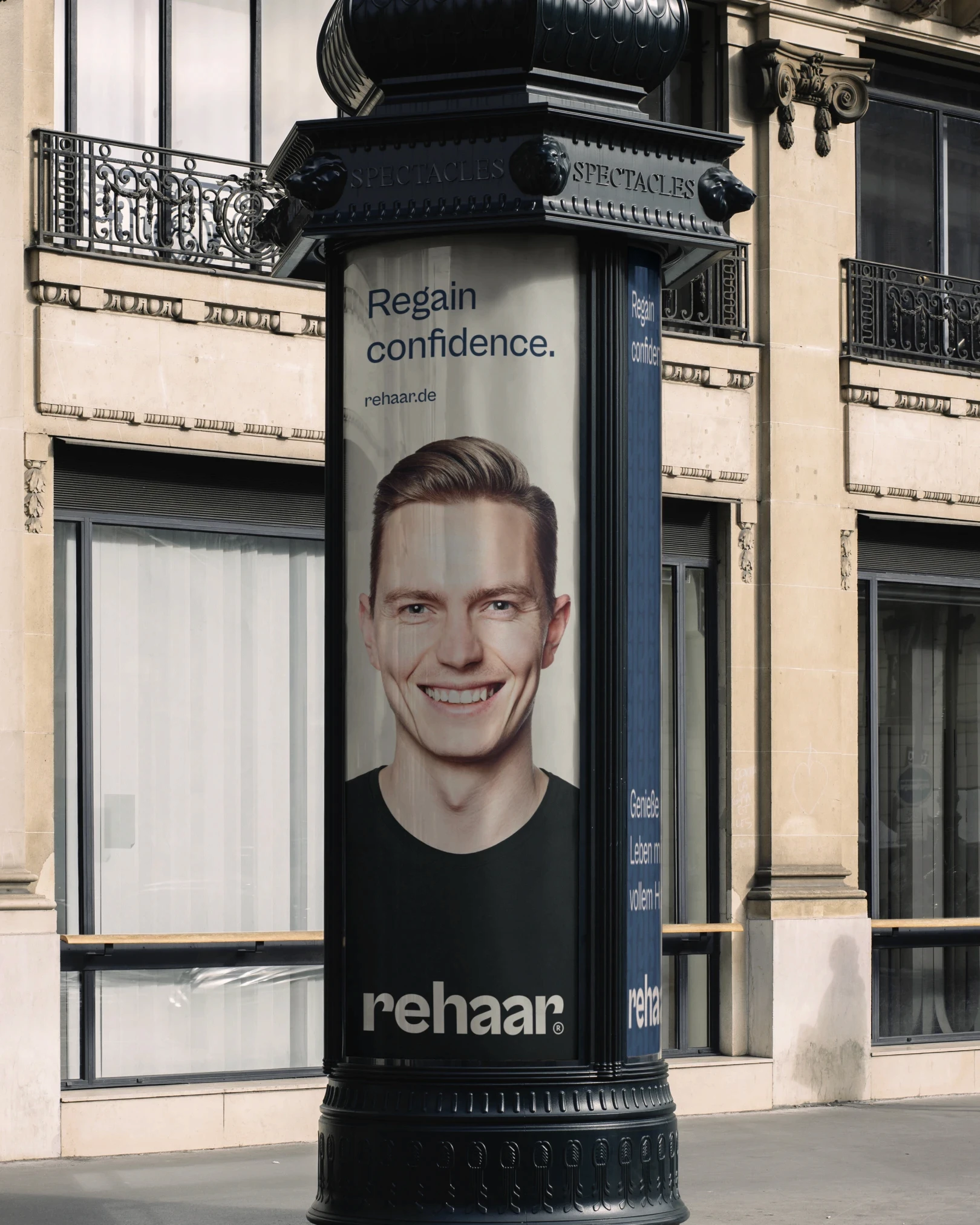 Pillar with posters