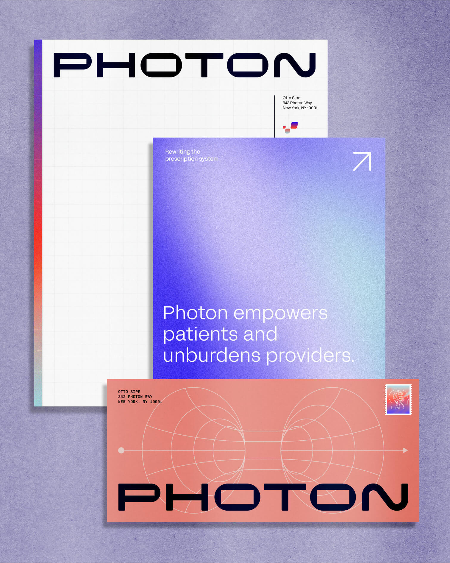 Photon letterhead and stationary