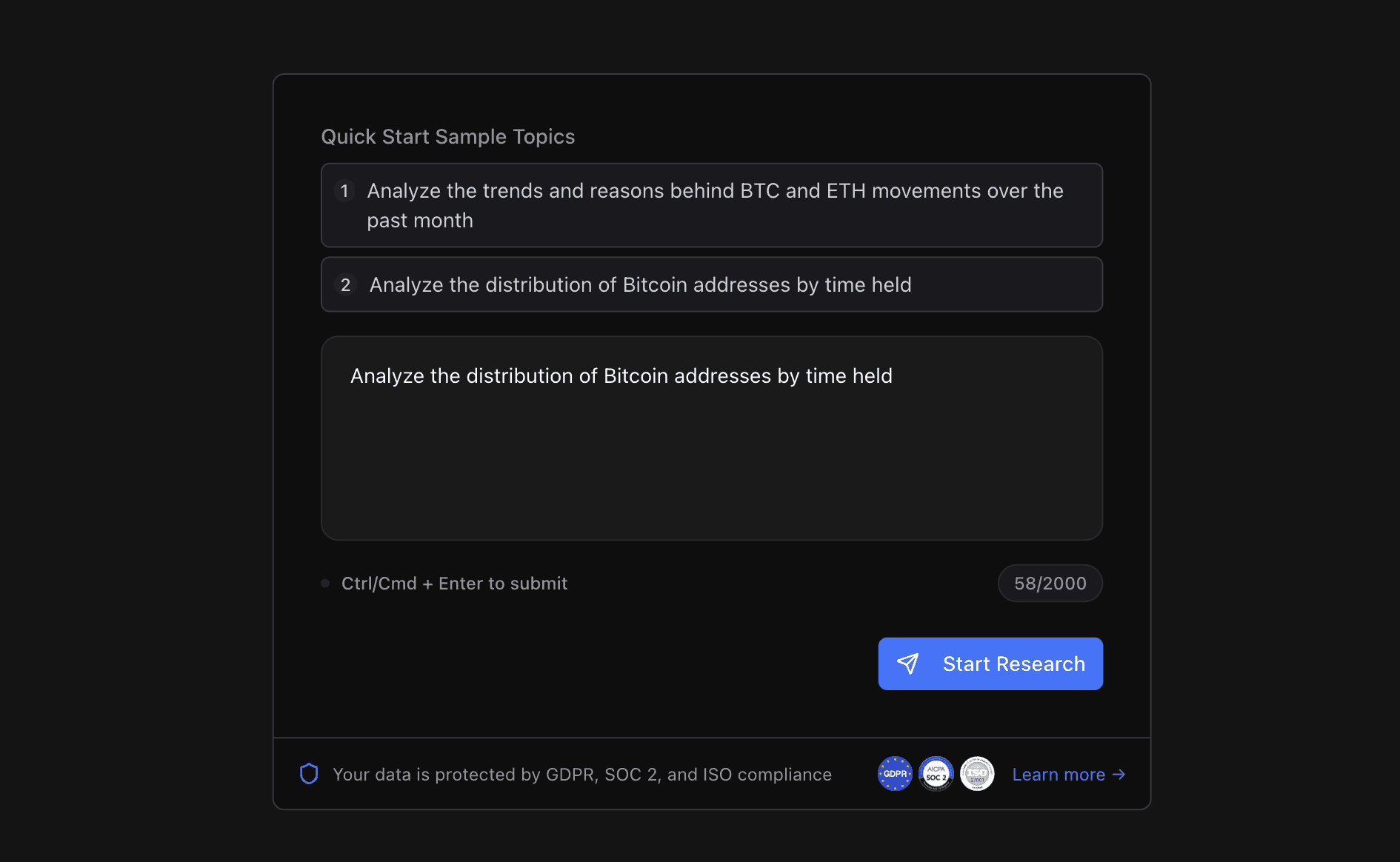 distribution of bitcoin addresses by time held