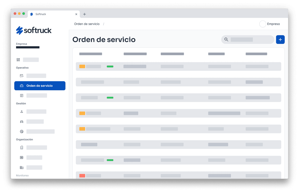 Nueva Orden de Servicio On-line integrada con Softruck