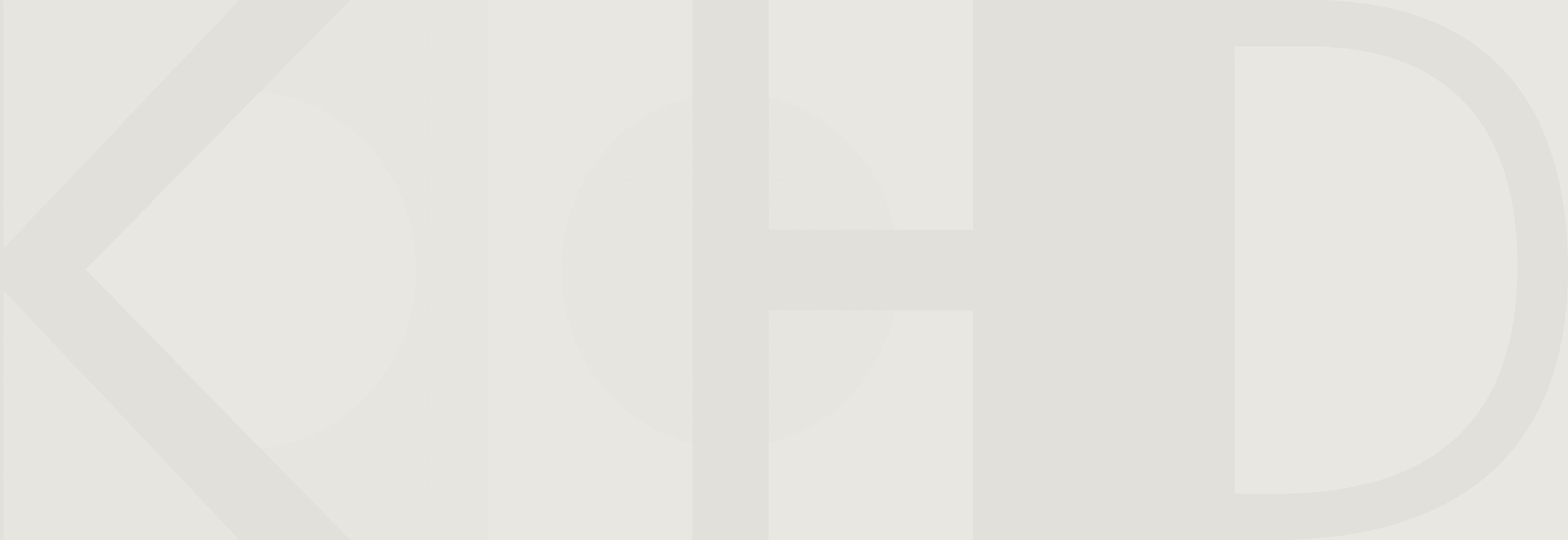 OKFD light gray logo features rounded edges with subtle design elements.