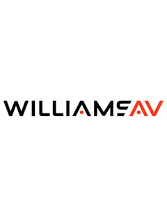 Williams AV Logo - Red, Black and White