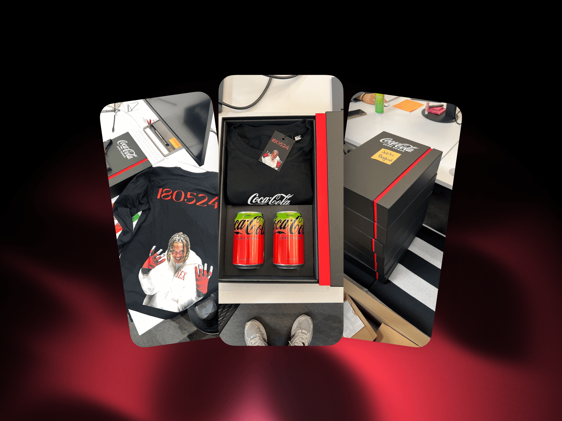 Coca-cola x sexmane product PR and influencer seeding kit