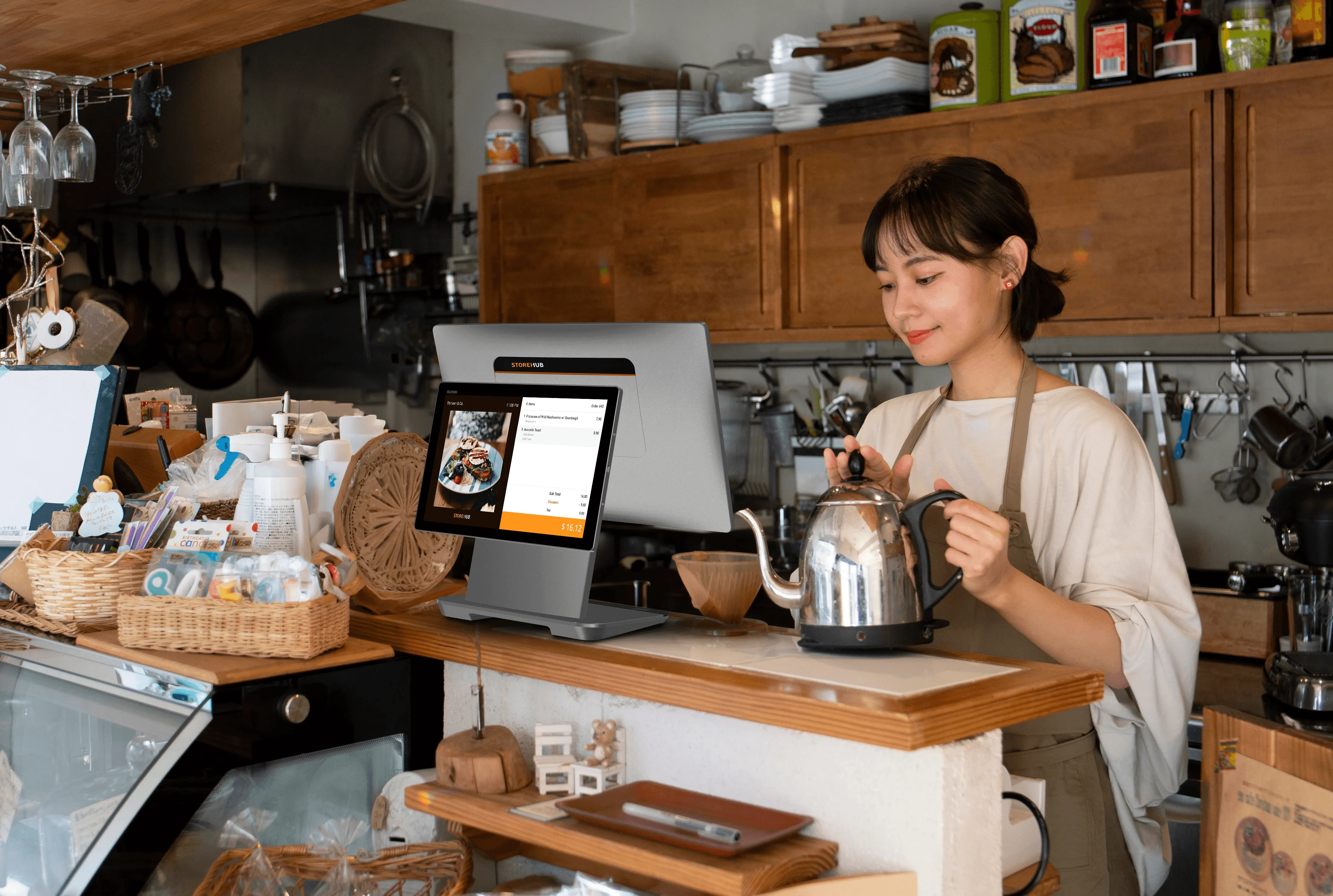 Cafe POS system in the Philippines managing takeaway orders, QR payments and digital wallets for coffee shops