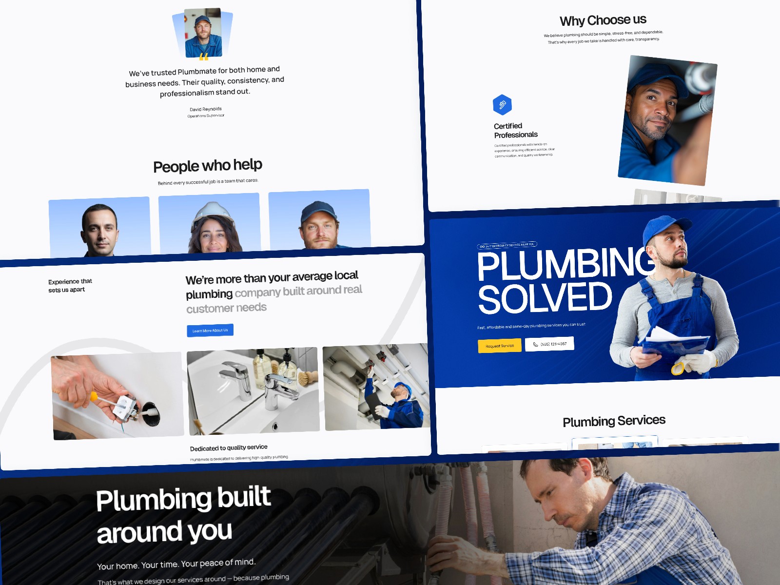 Plumbmate — 极简动效建筑空间网站设计灵感