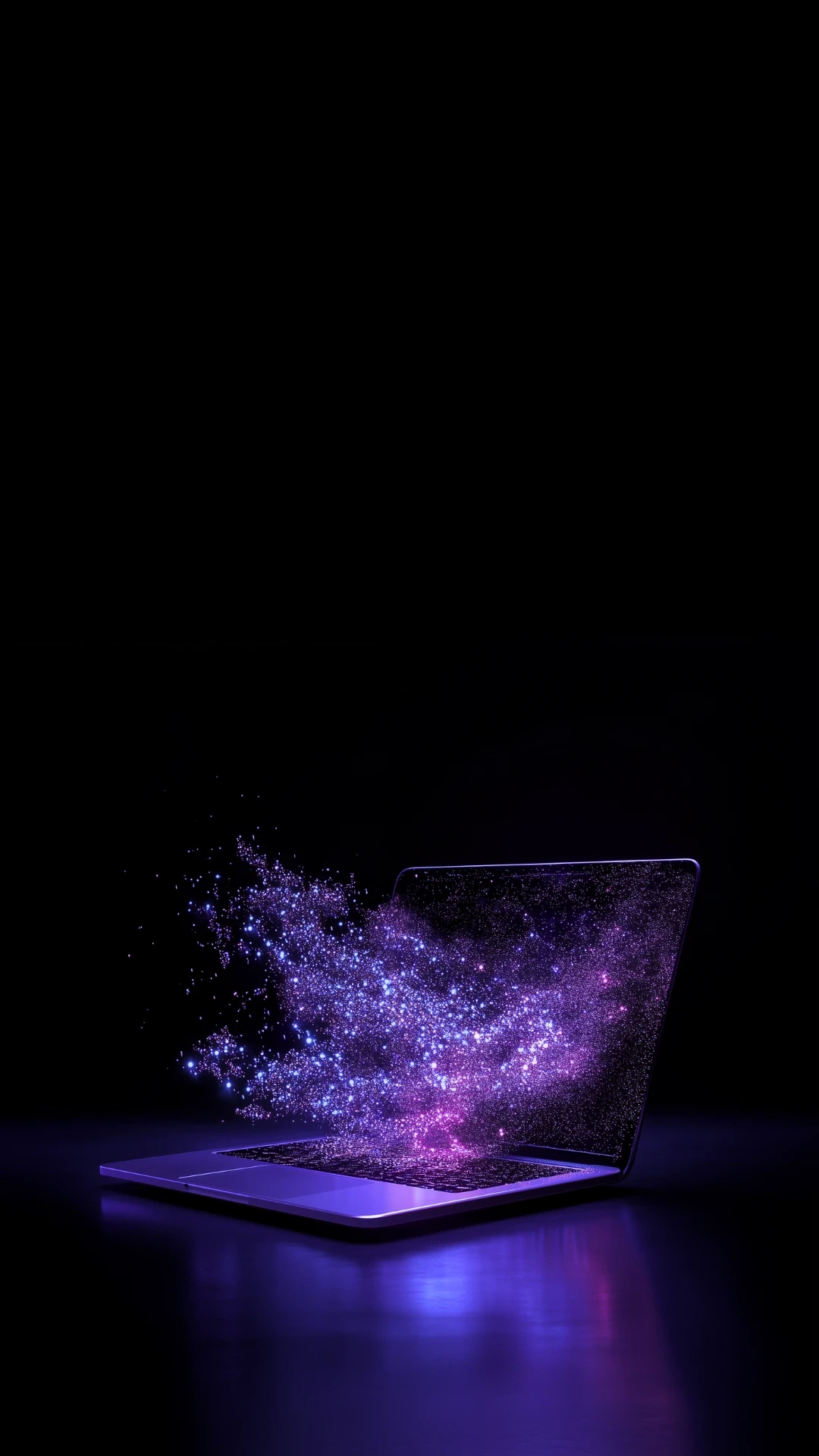 Codes of Business & Sucess Workshop Cover - Laptop mit Glitzexplosion