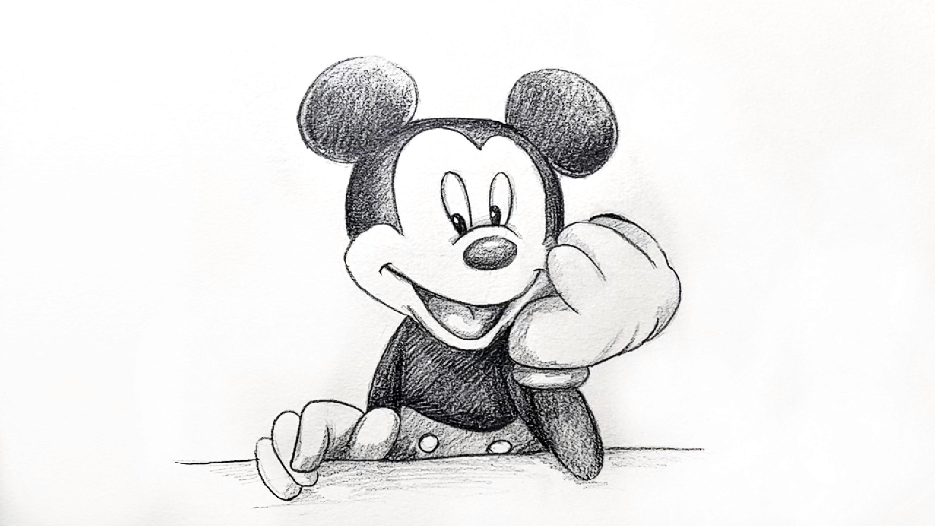 mickey drawing