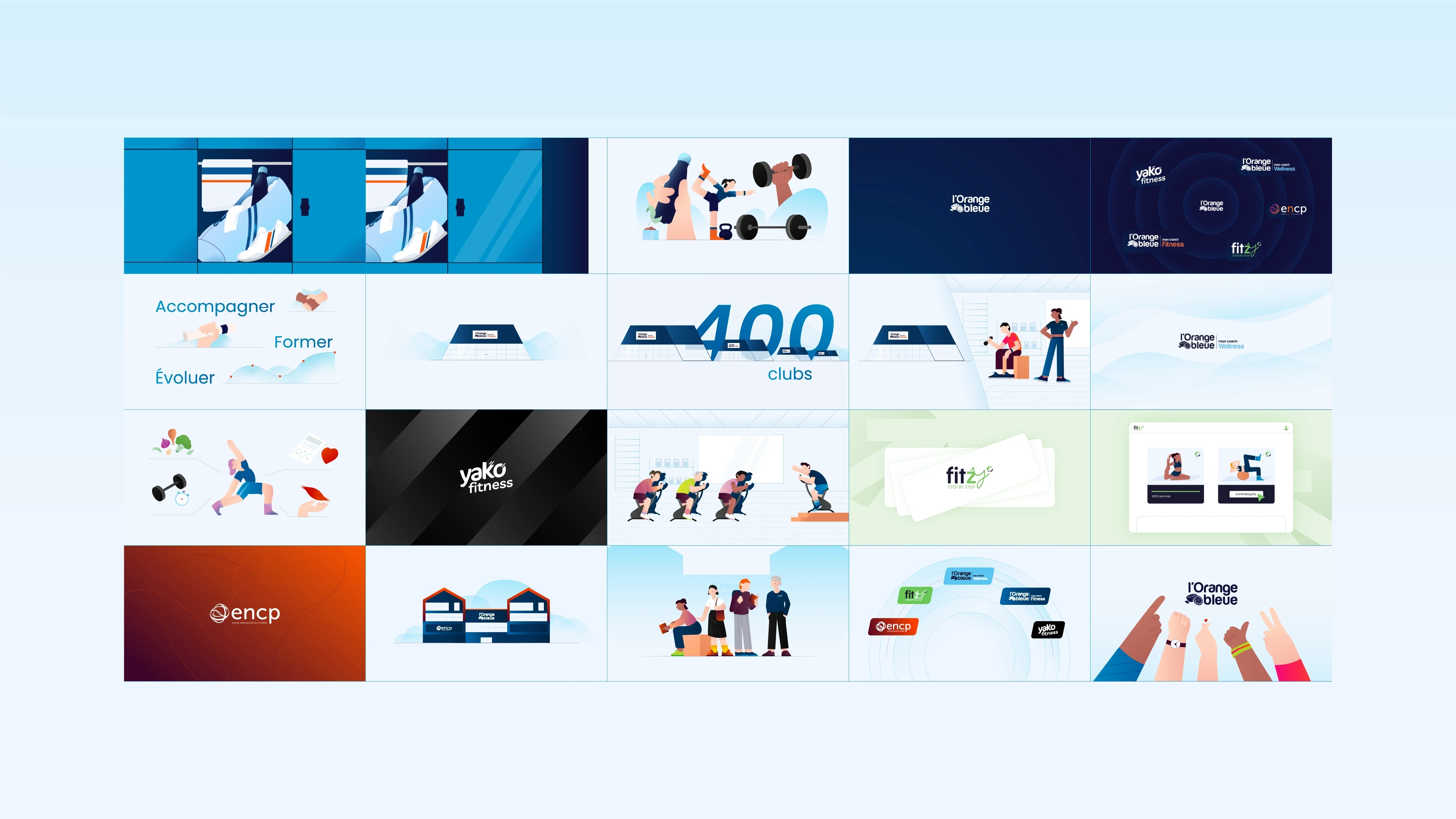 l'Orange bleue - Planches graphiques- expone studio 