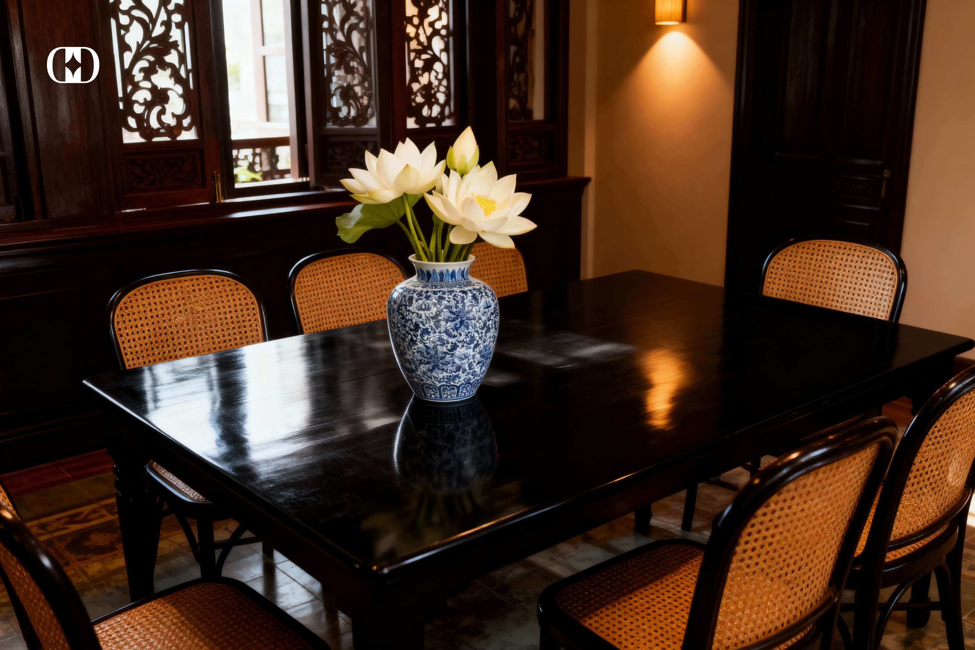 Gốm Sứ Trang Trí Phong Cách Indochine