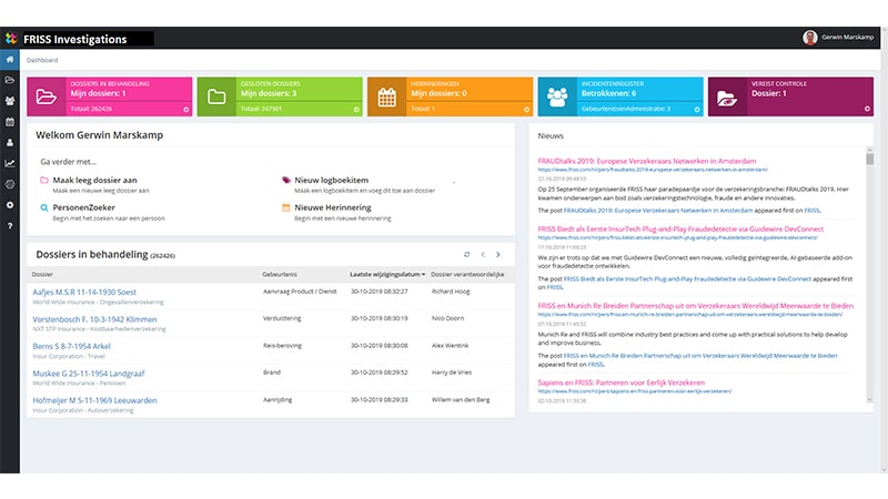 FRISS Investigations II