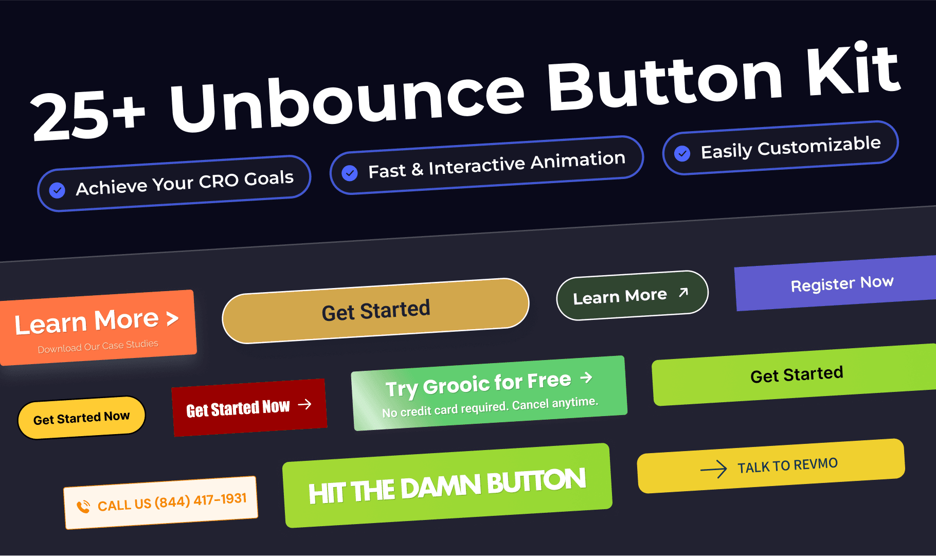 Unbounce High-Converting CTA Button Kit