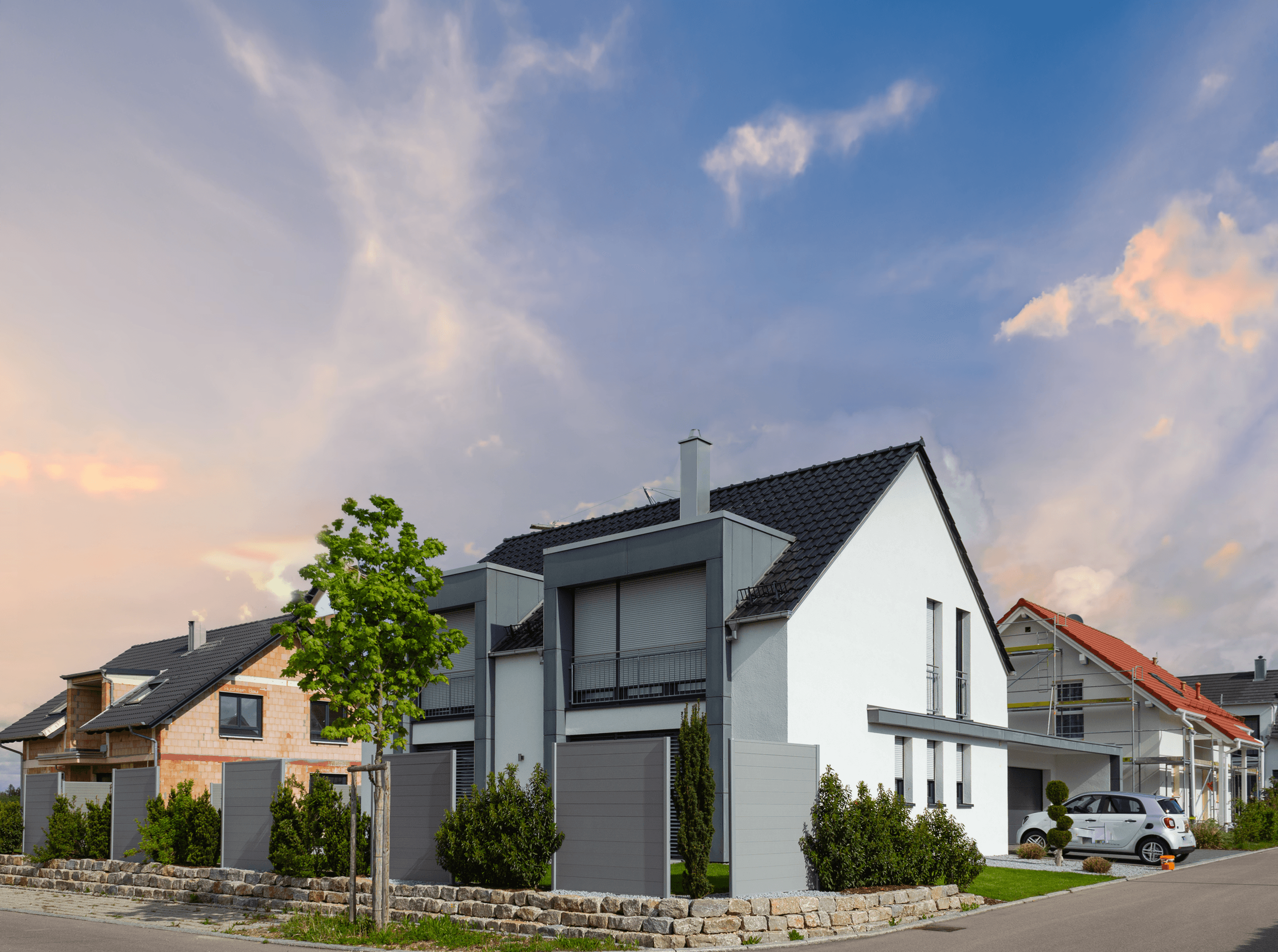 high rise buildings during night time