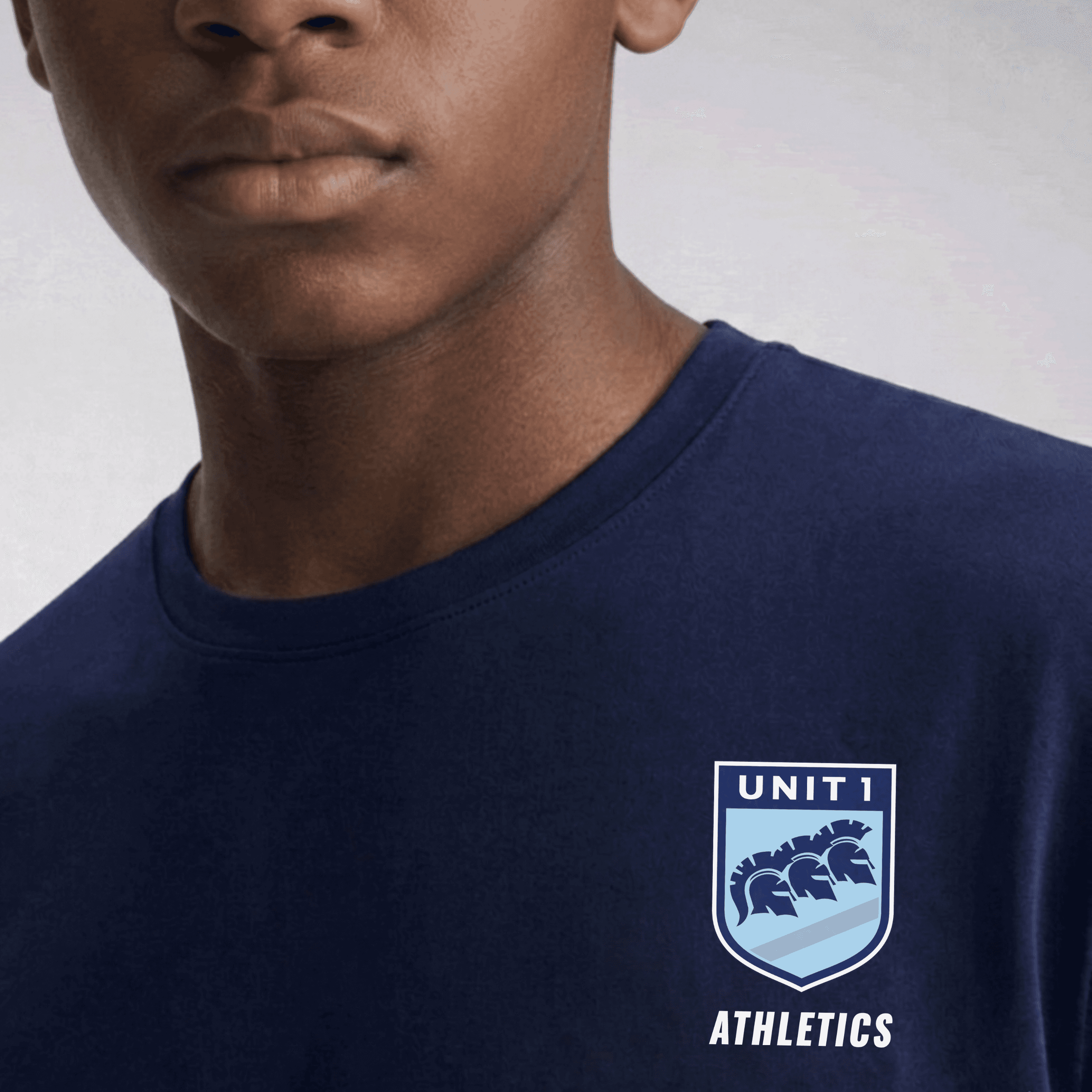 Unit 1 Athletics Shield Logo T
