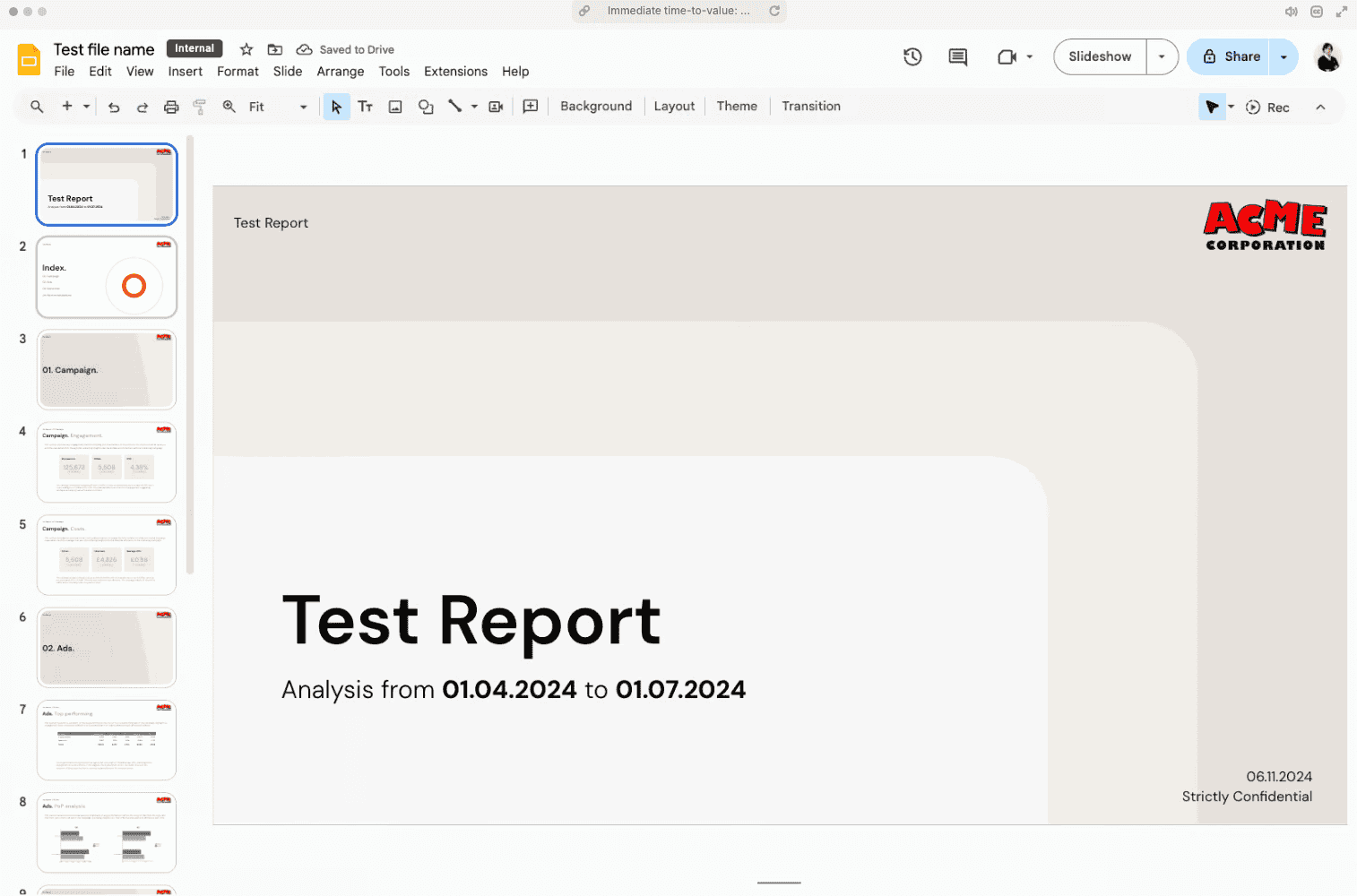 agentic workflow final result