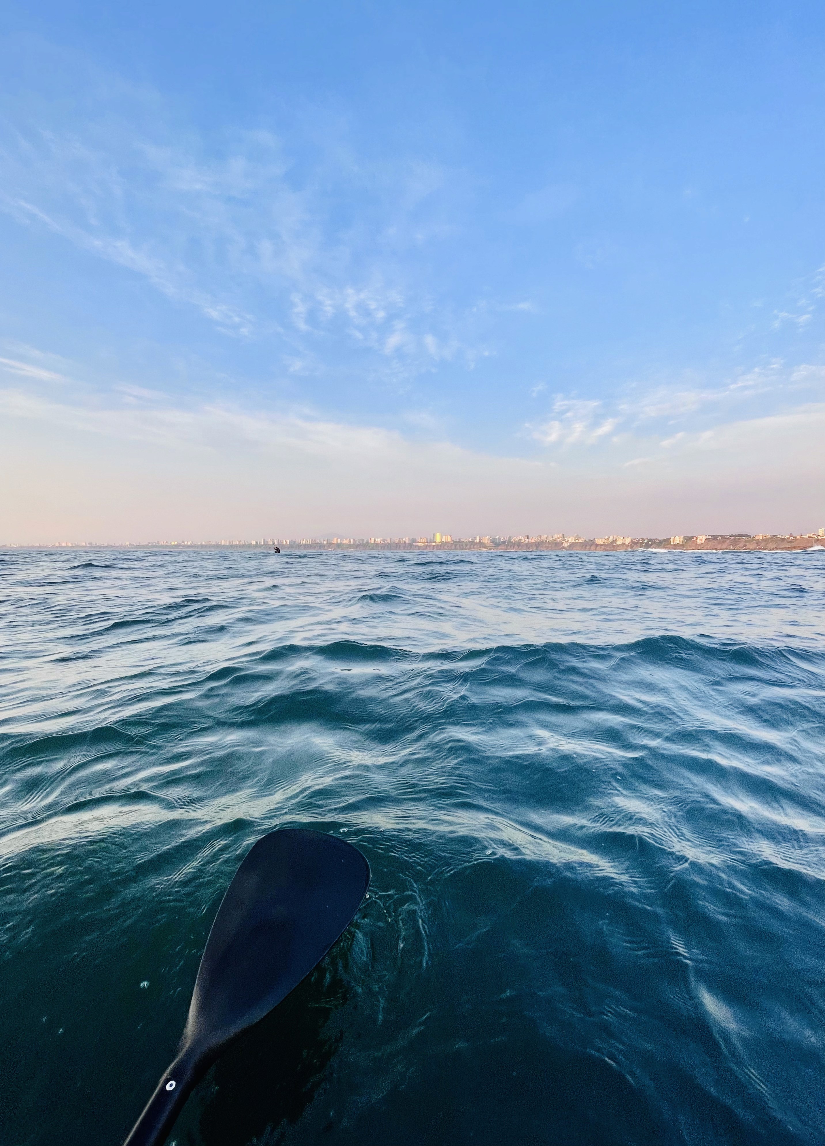 A man surfing