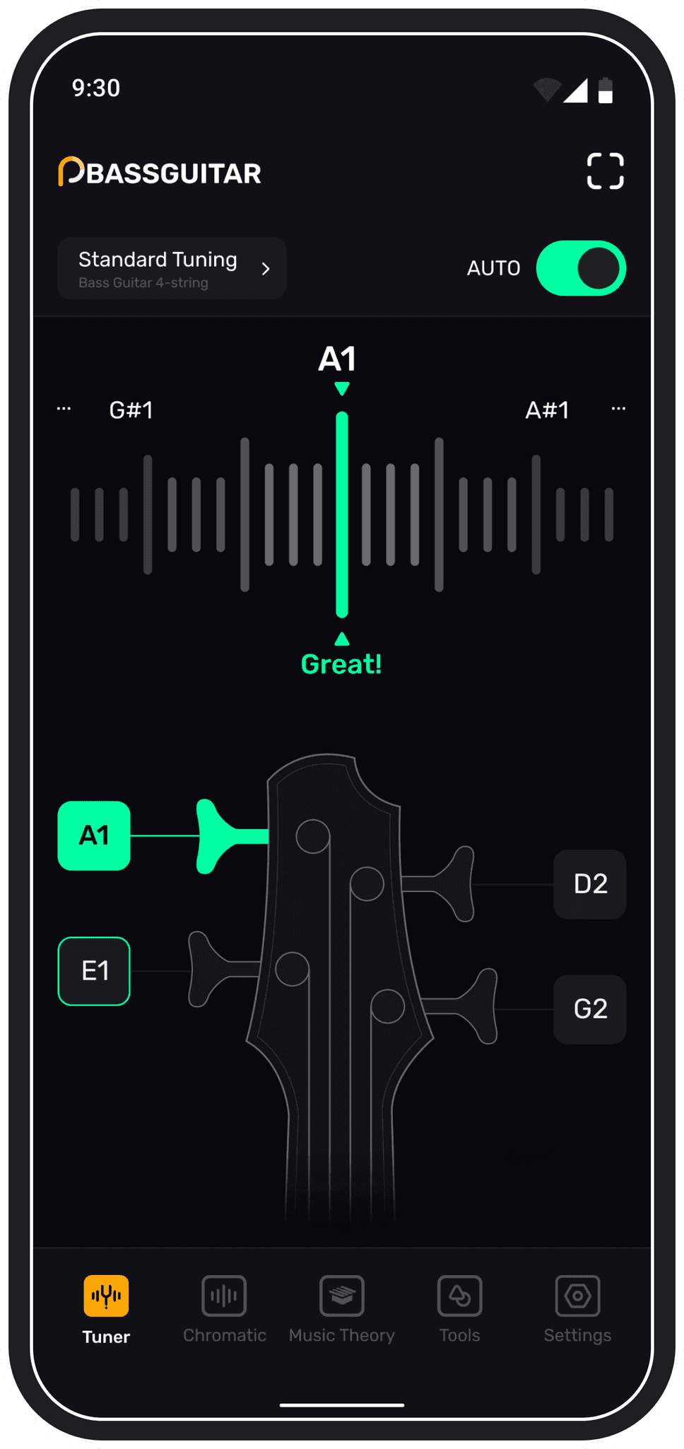 Tuner ukulele Tuning app