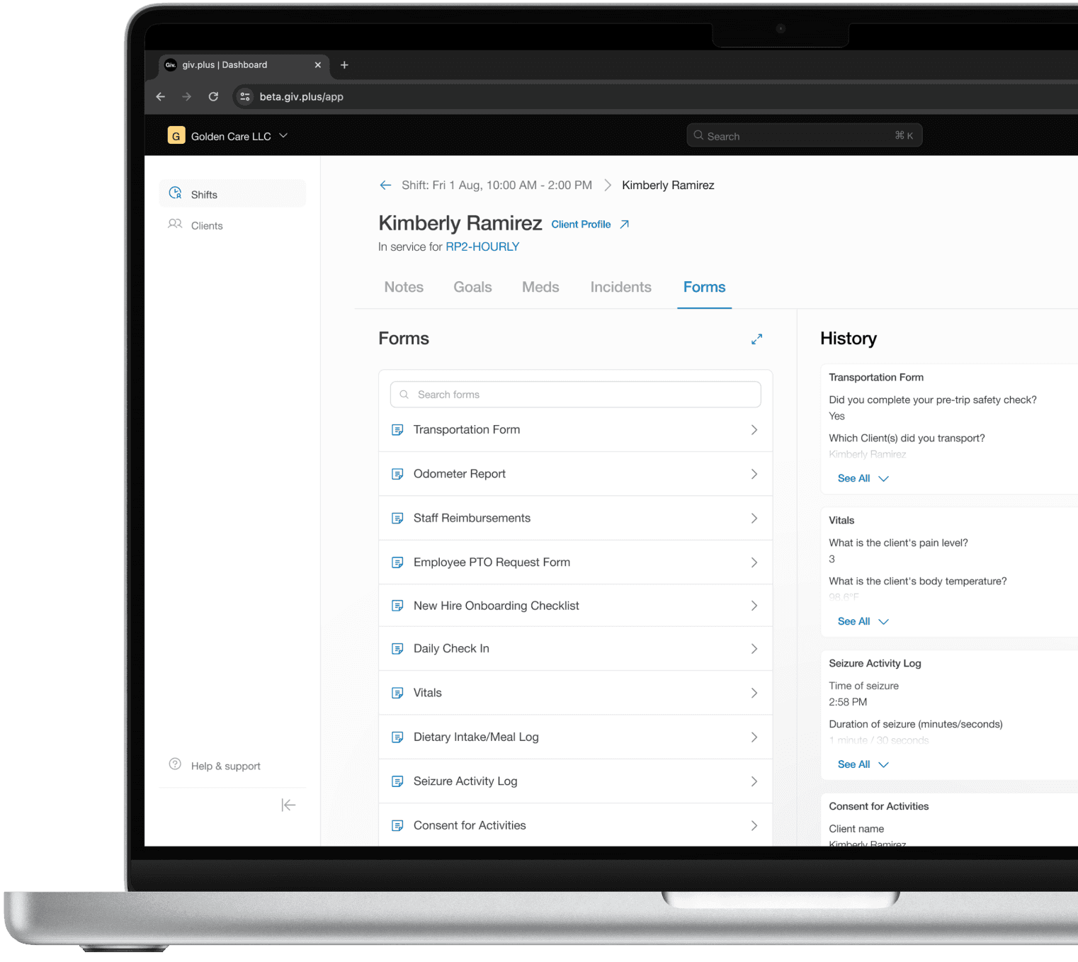 Custom forms software.