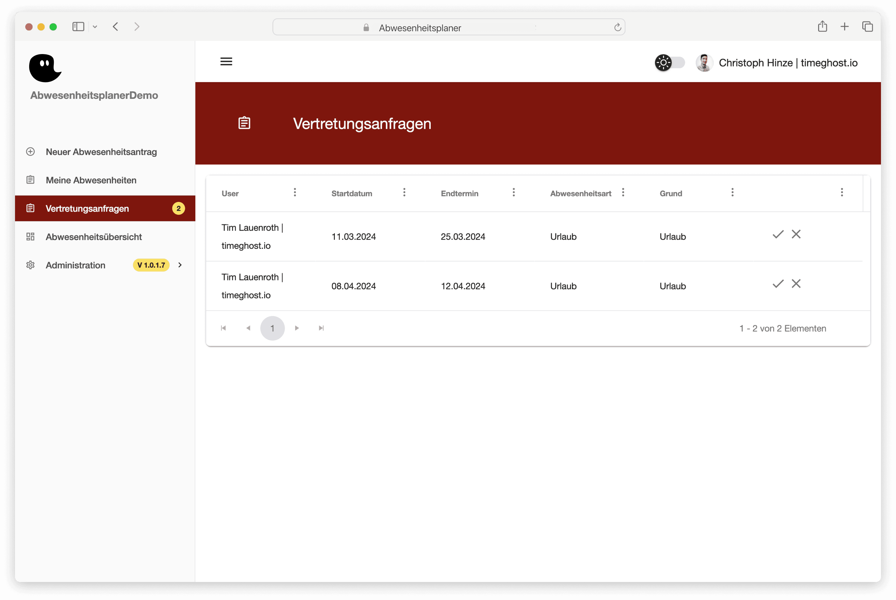 Absence planner timeghost SharePoint Framework management timeghost SharePoint Framework