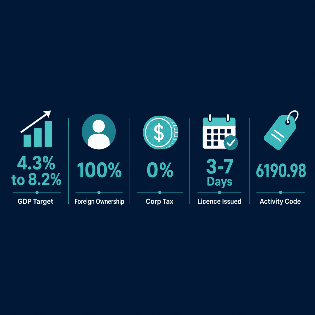 Infographic: Apply for a Internet Services Business License in Dubai