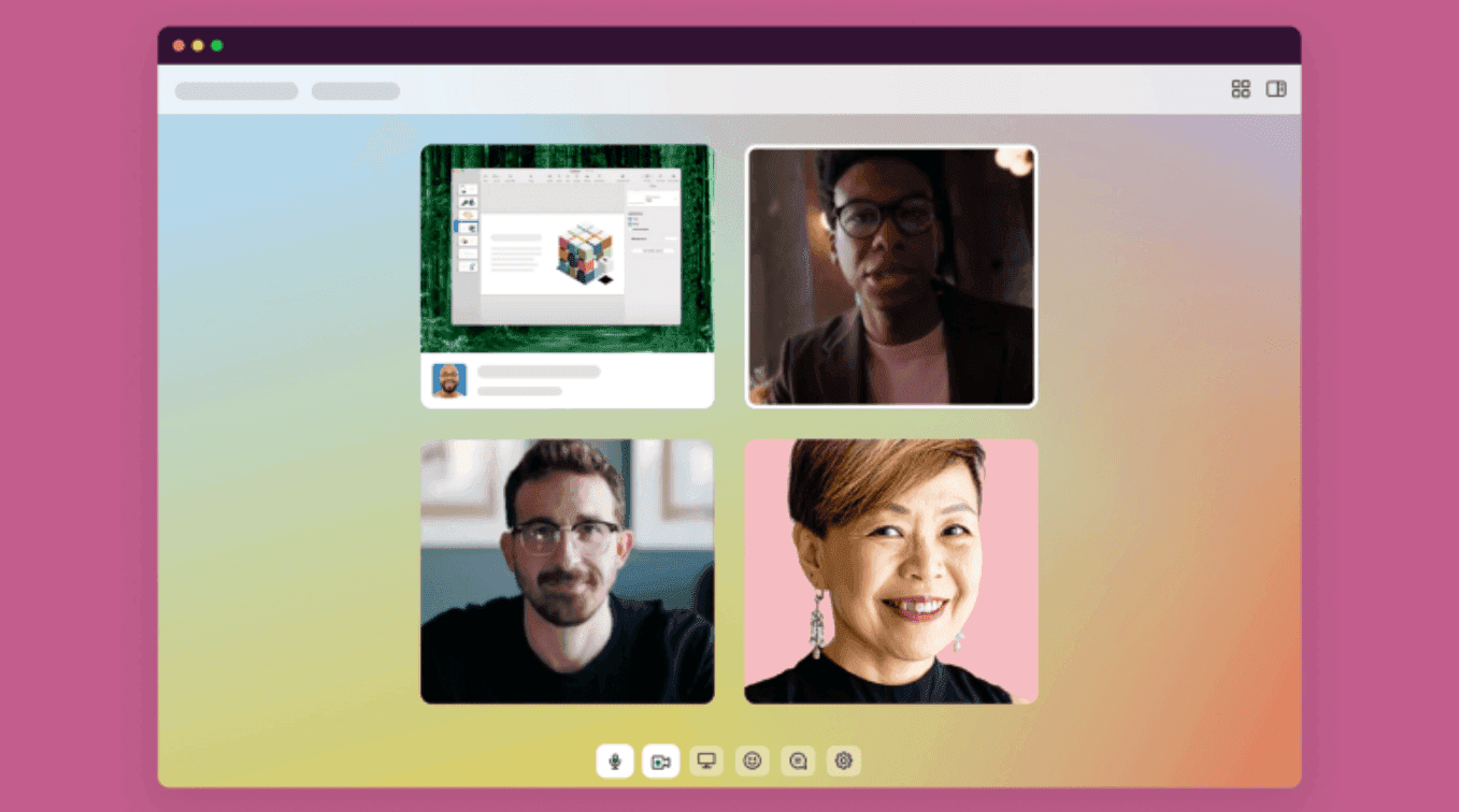 Slack's video calling feature