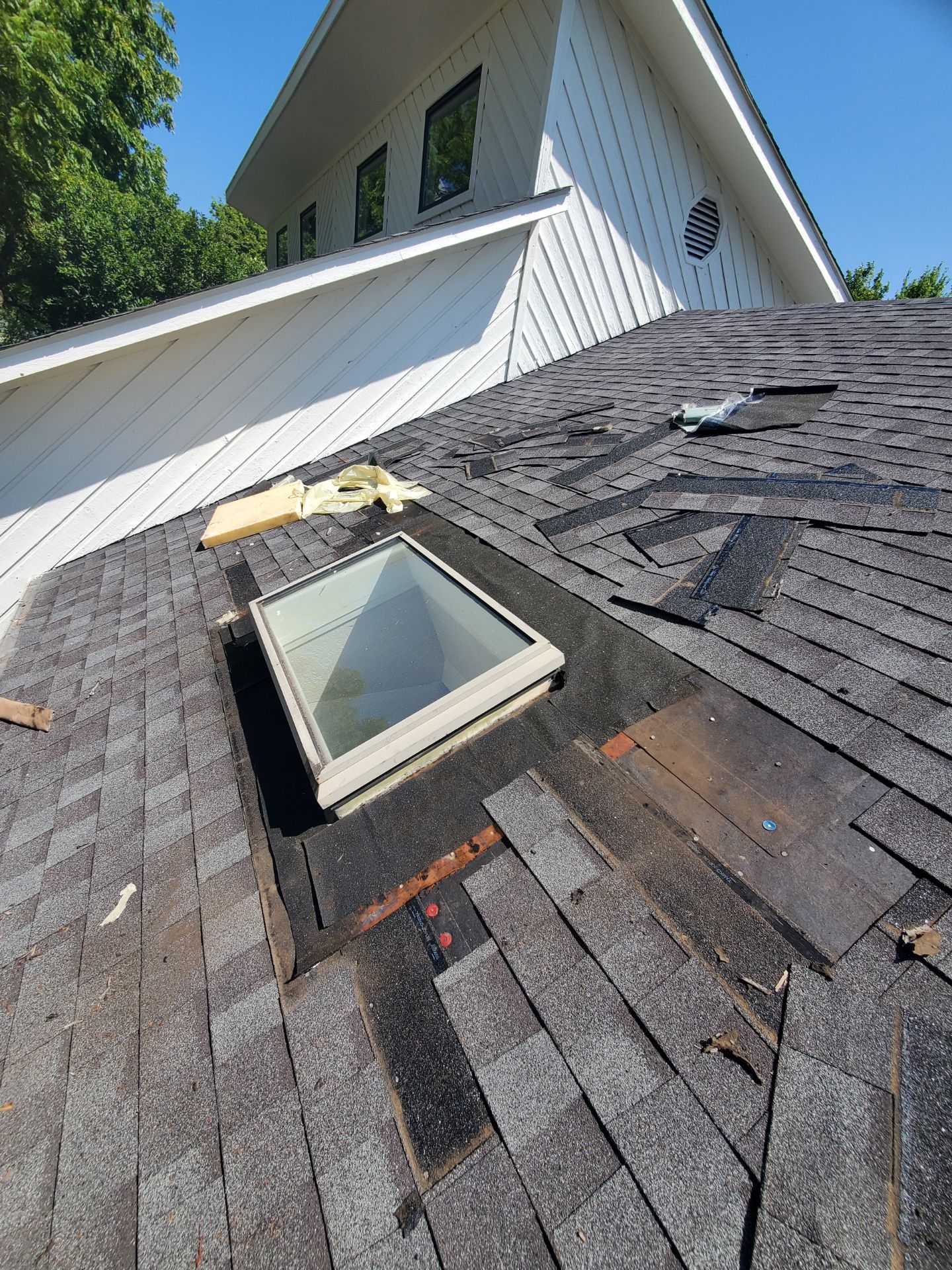 Residential Roofing - Skylight Repair 