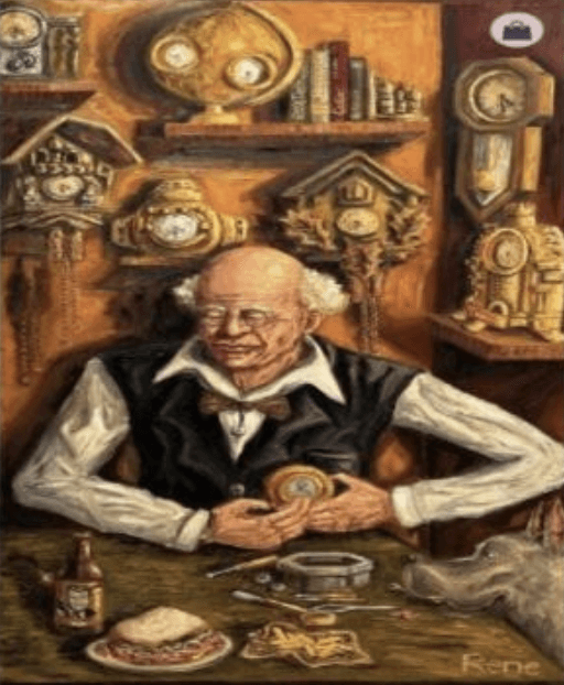 herd of sheep on road painting