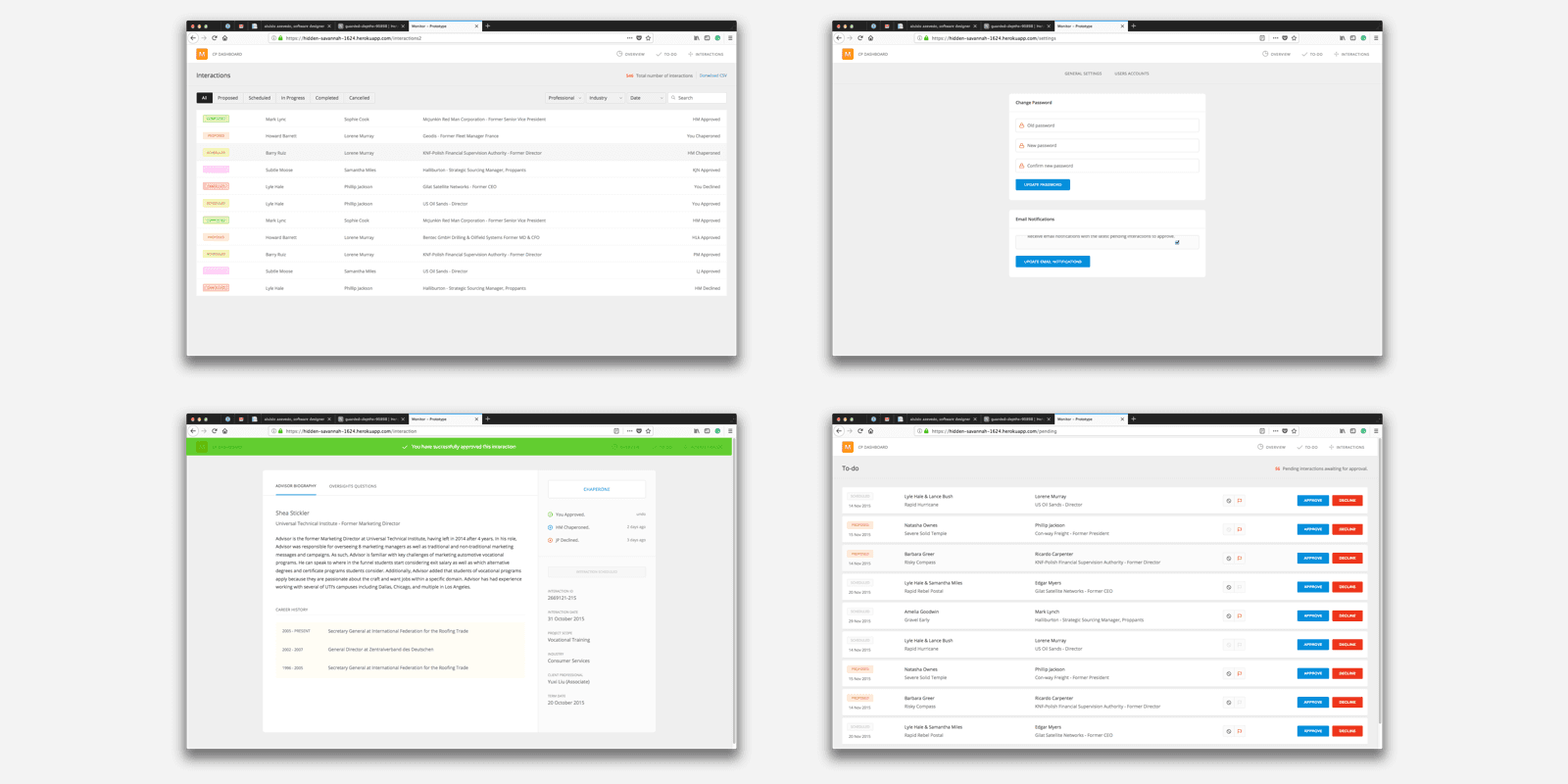Full Dashboard with Sidebar