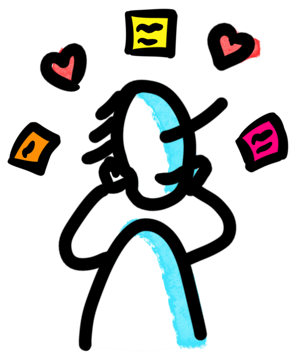 Hand drawing icon of barrier