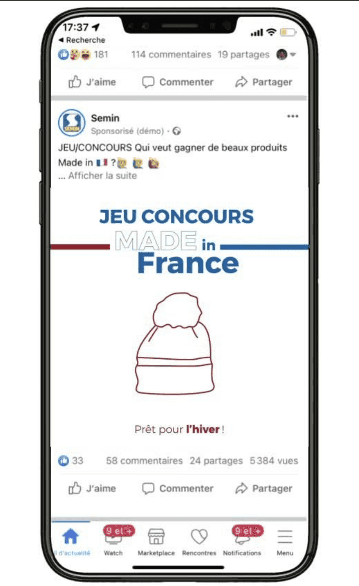 Diffuser une vidéo et activer un jeu concours pour engager