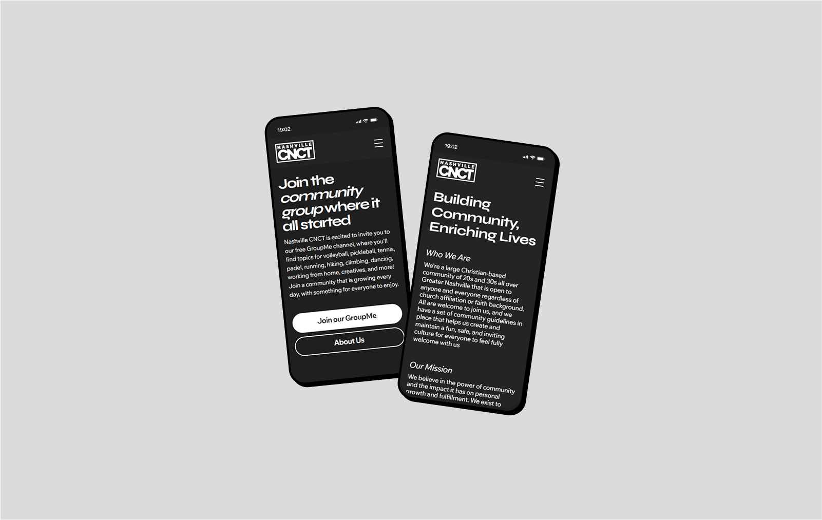 A mockup of screenshot for an app