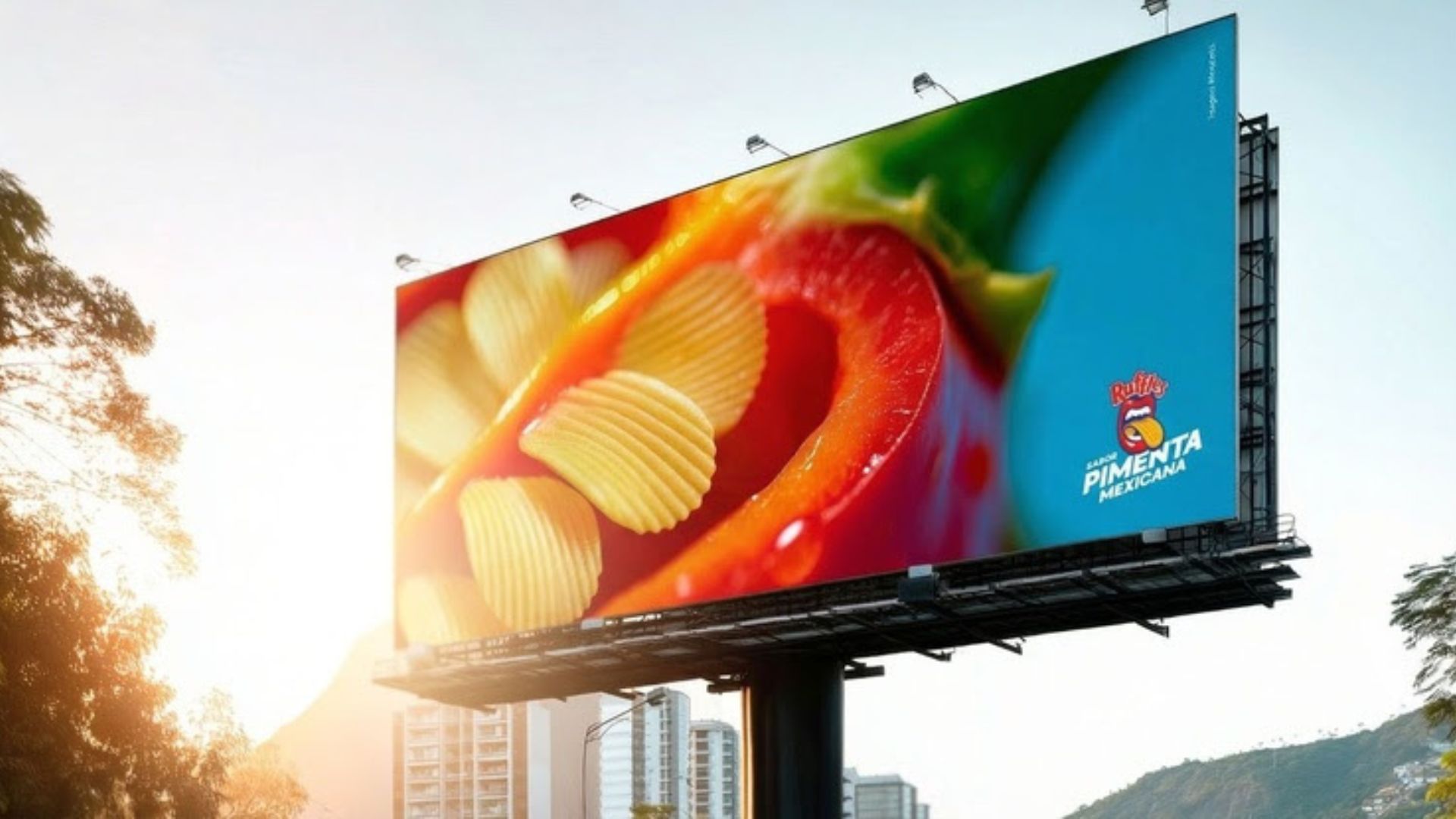 Ruffles leva pensamentos aleatórios das redes para OOH com estética feita à mão