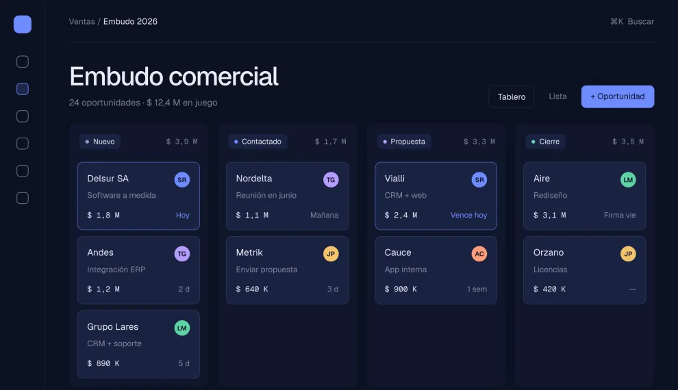 Sistema a medida de Fabric diseñado por YDZA