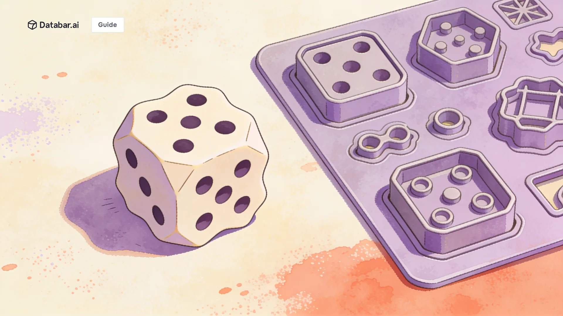 Illustration of a set of standard cutting dies beside one irregular custom-shaped die — Custom Data Fields: Build Enrichment Models for Your ICP