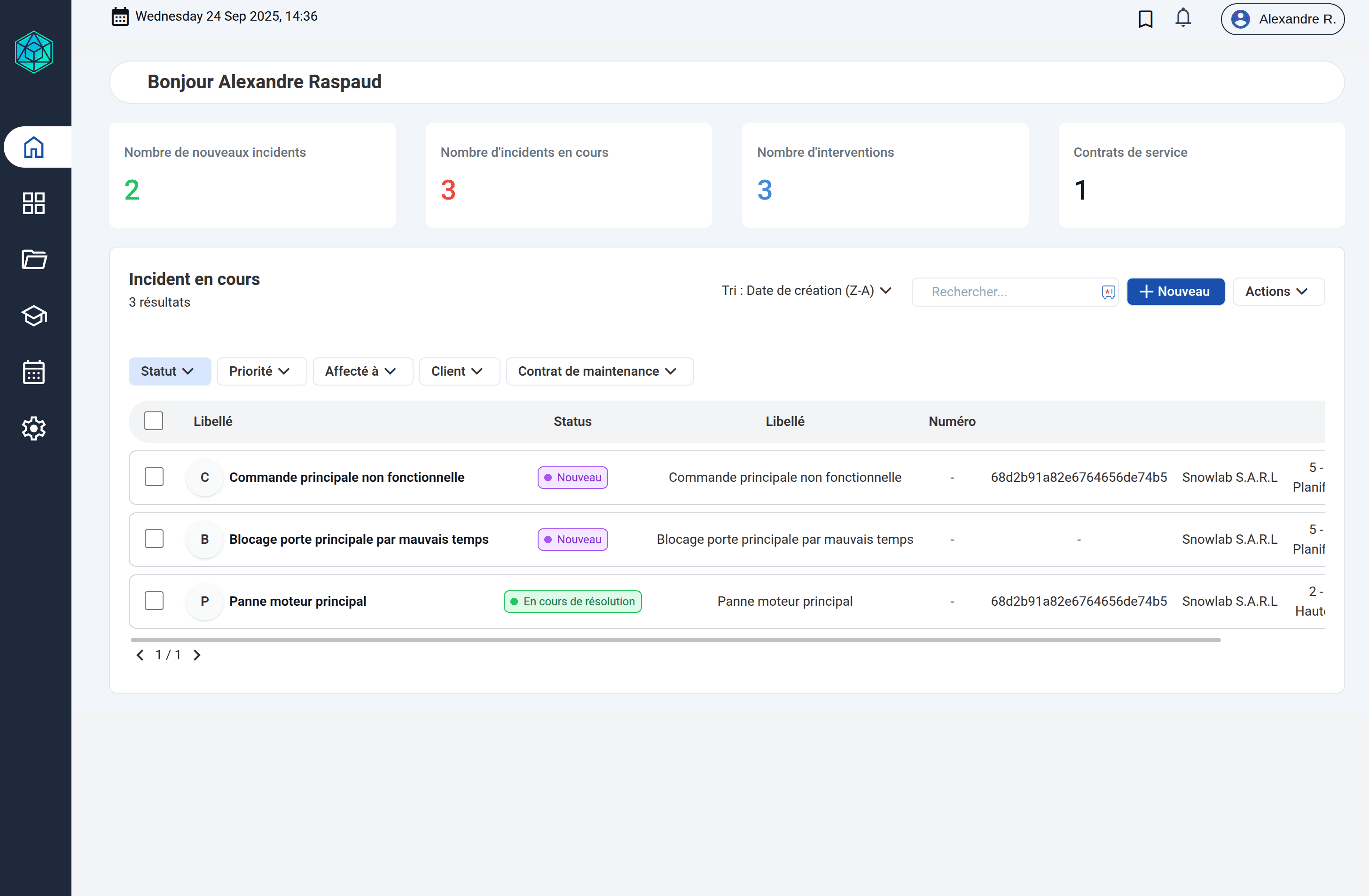 Dashboard showing MRR of $69,897 and 1206 active users with an upward trend graph.