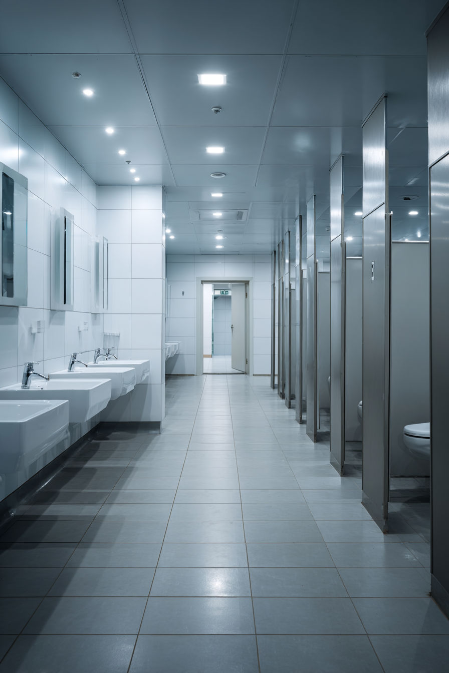 avabo de um edifício industrial, organizado e limpo