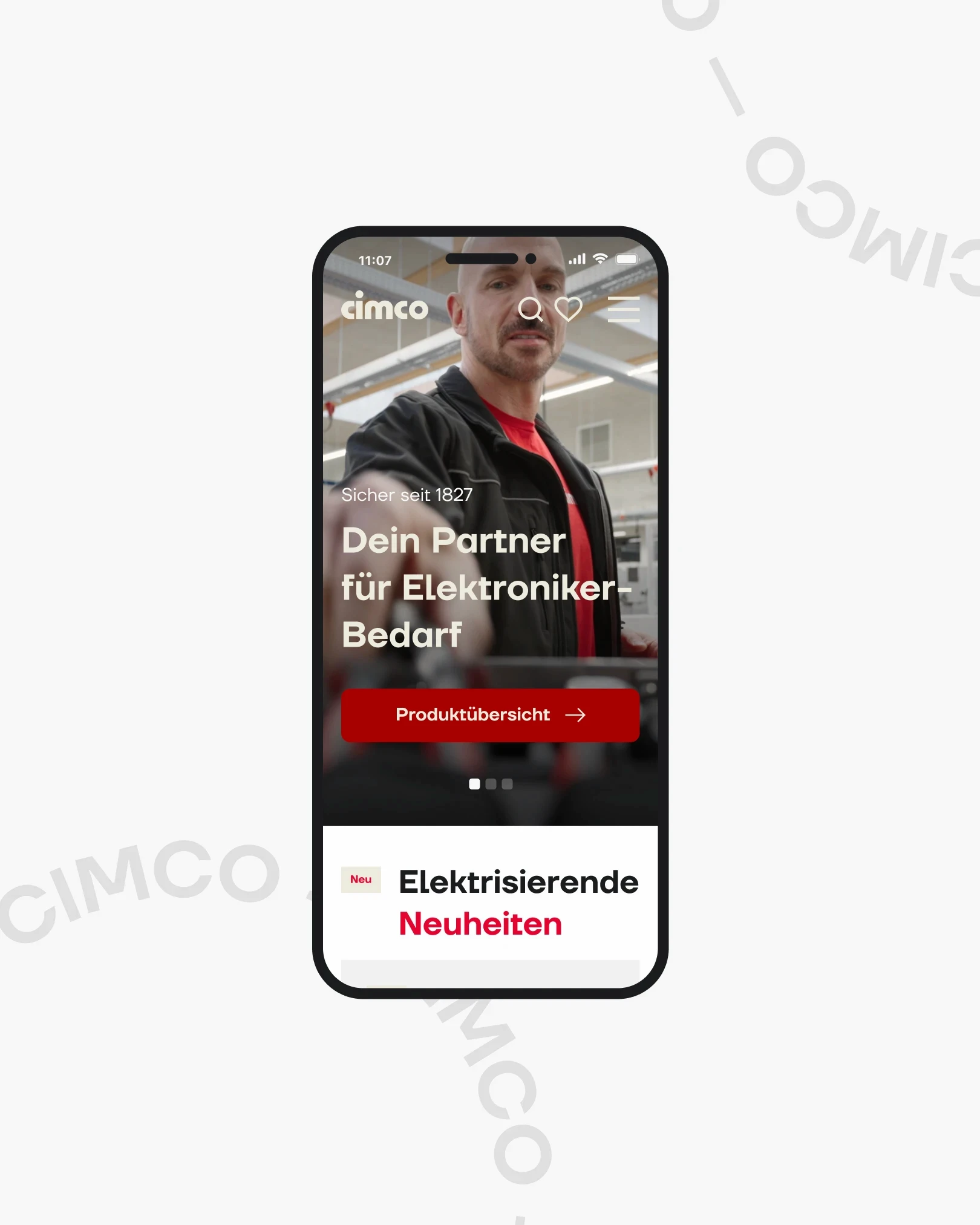 Mobile Website Hero