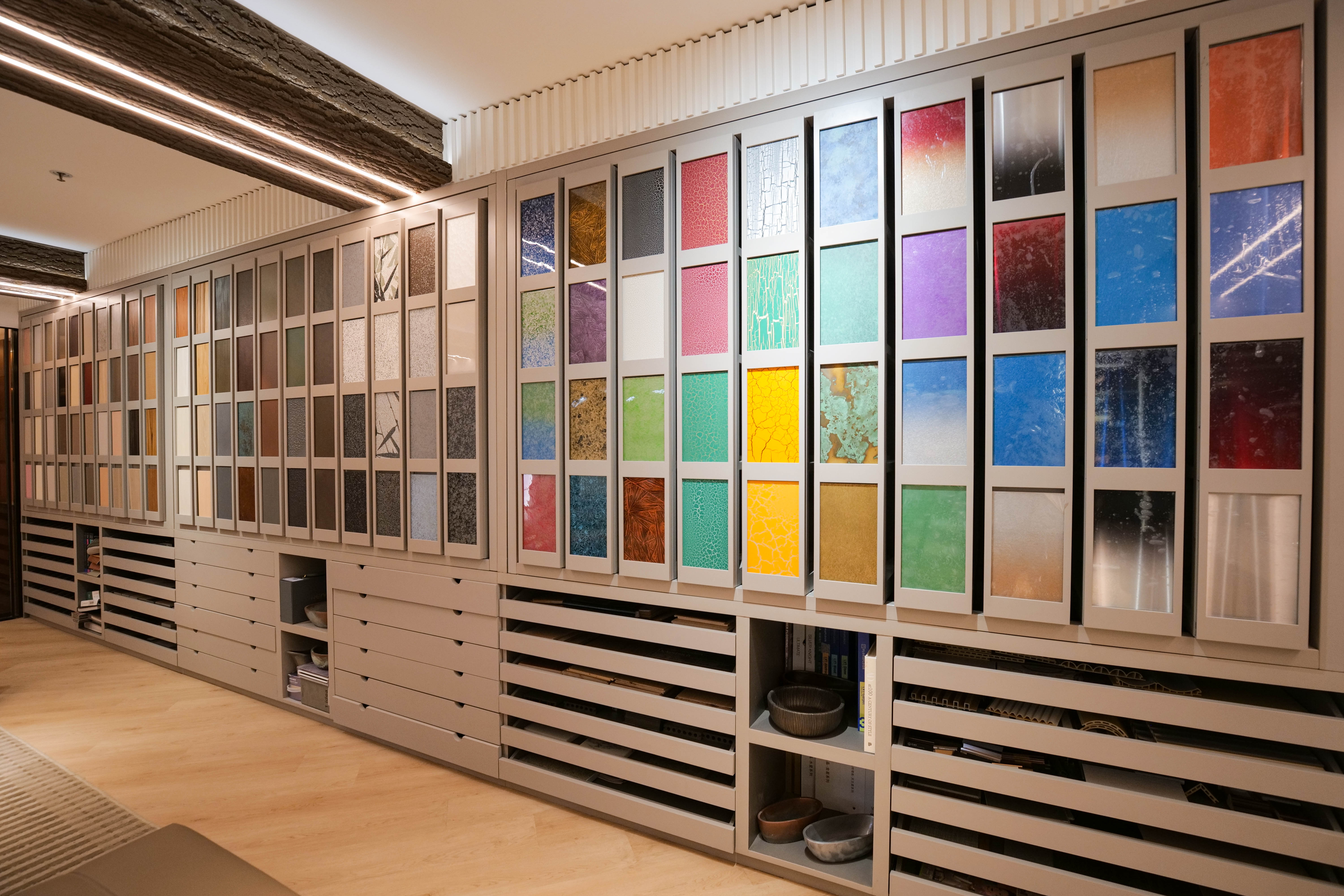 Snow-covered mountain peak emerging from clouds