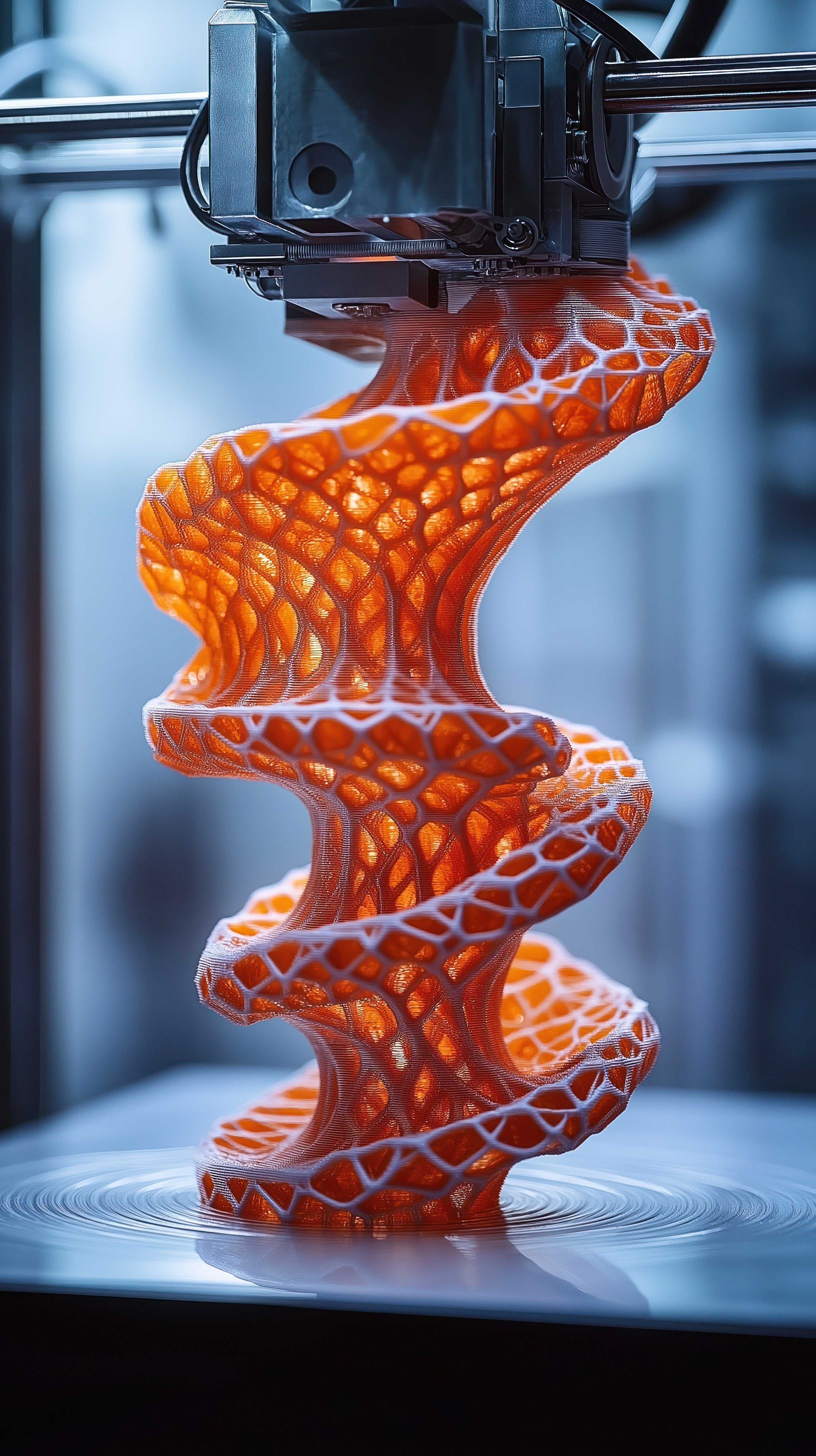 white plastic chair on white table