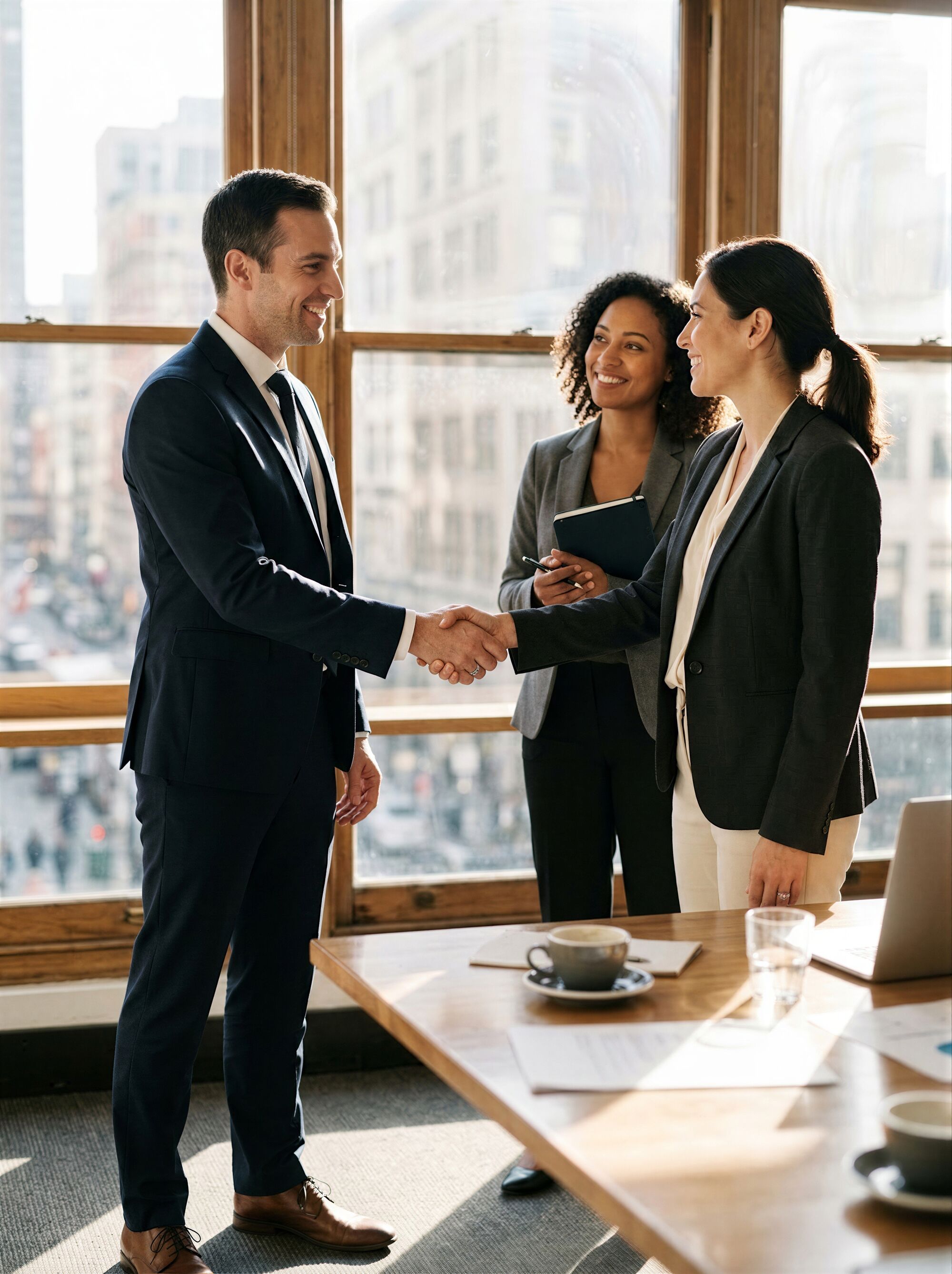 Silhouette of a researcher examining a slide under a microscope with a blue background.