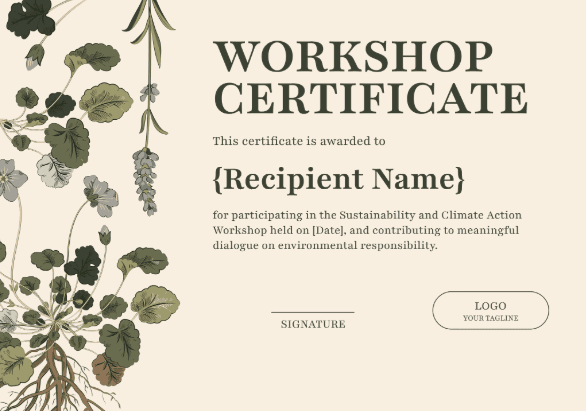 Save Co2 with digital certificates