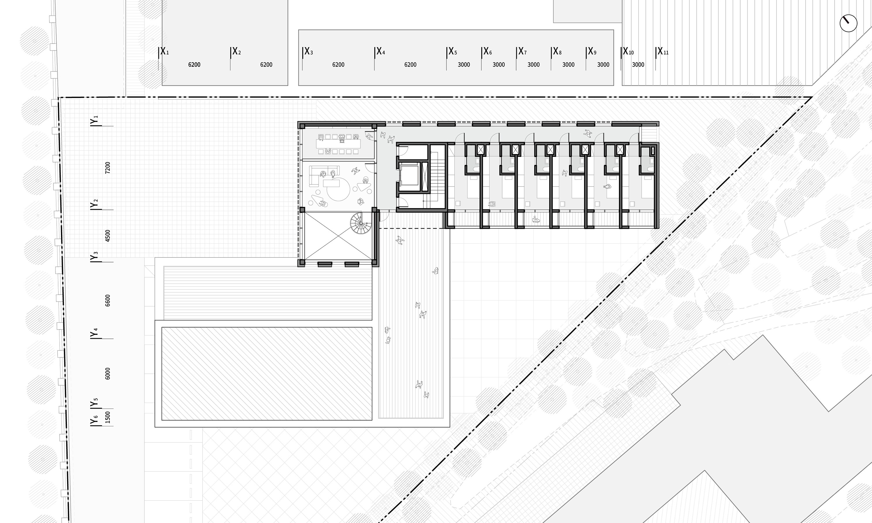 군북농공단지 청년문화센터 | 3층 평면도