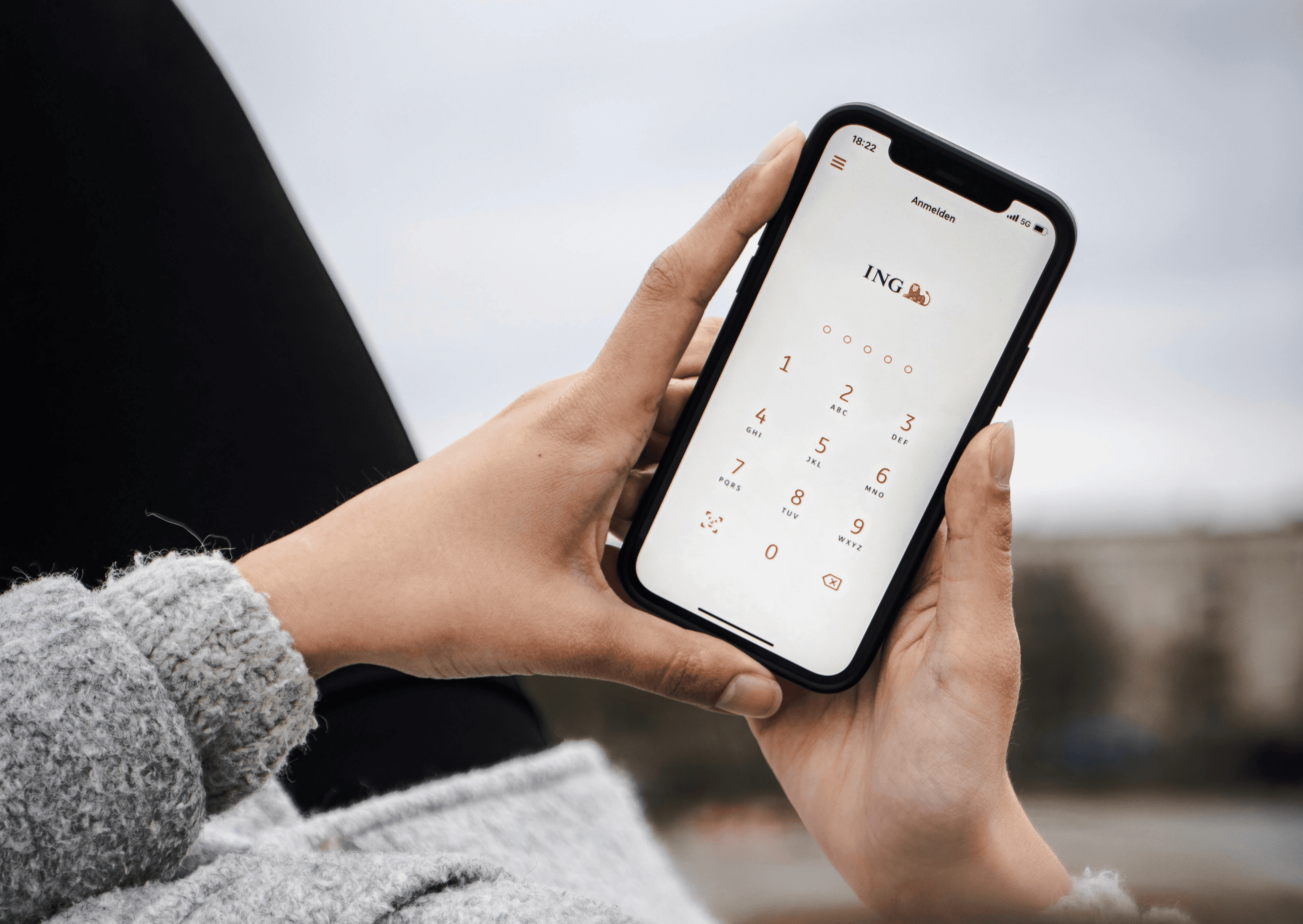 A smartphone displaying a finance app