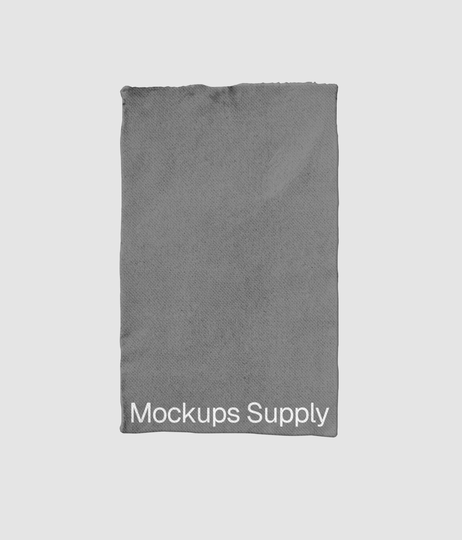 Cotton garment label mockup for apparel branding and fashion identity presentations