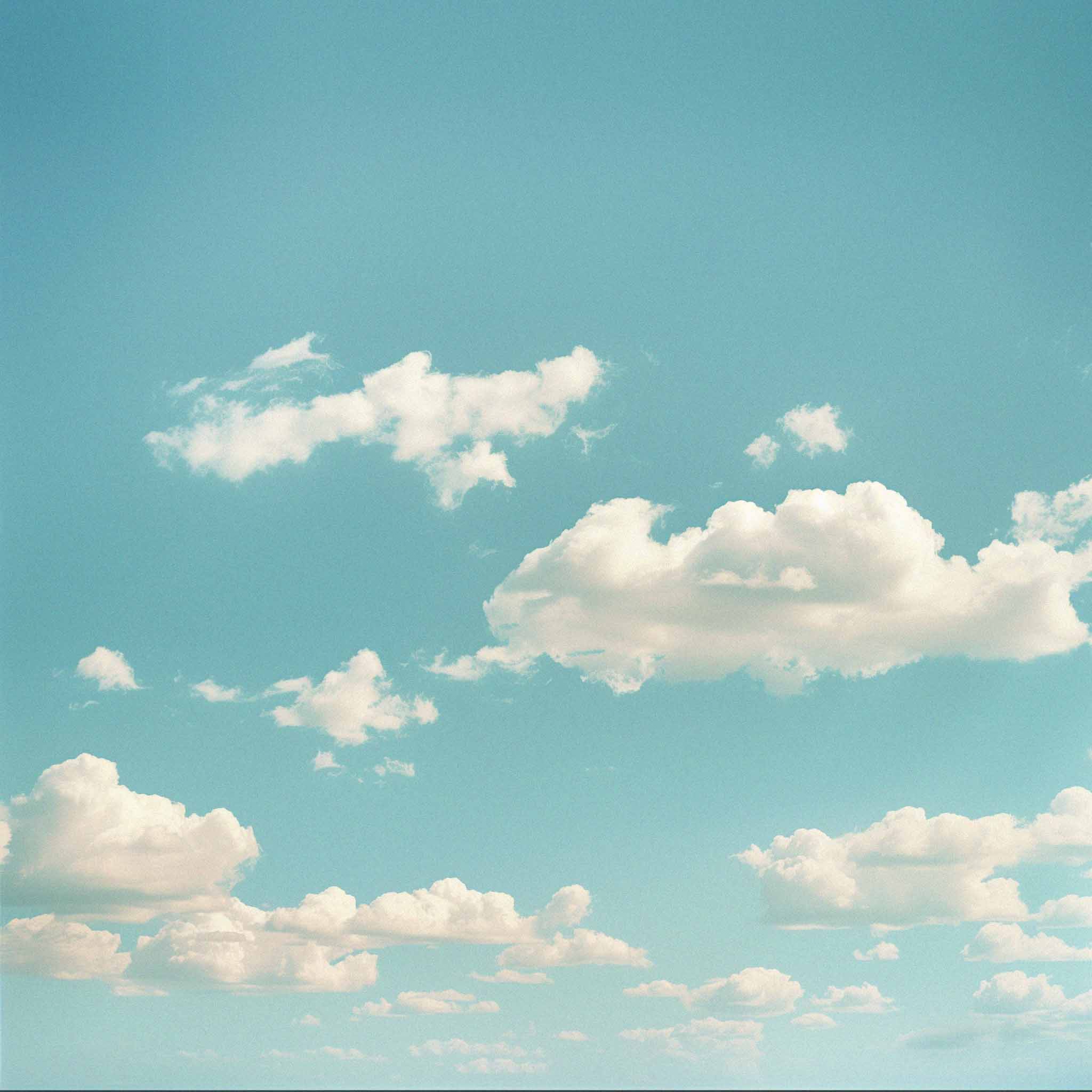 Clouds in a clear sky