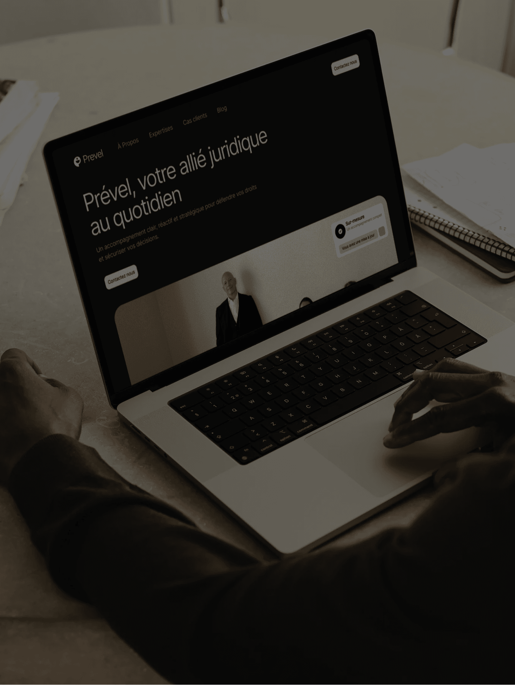 Exemple de site internet d’école réalisé par Uplence, clair et professionnel.