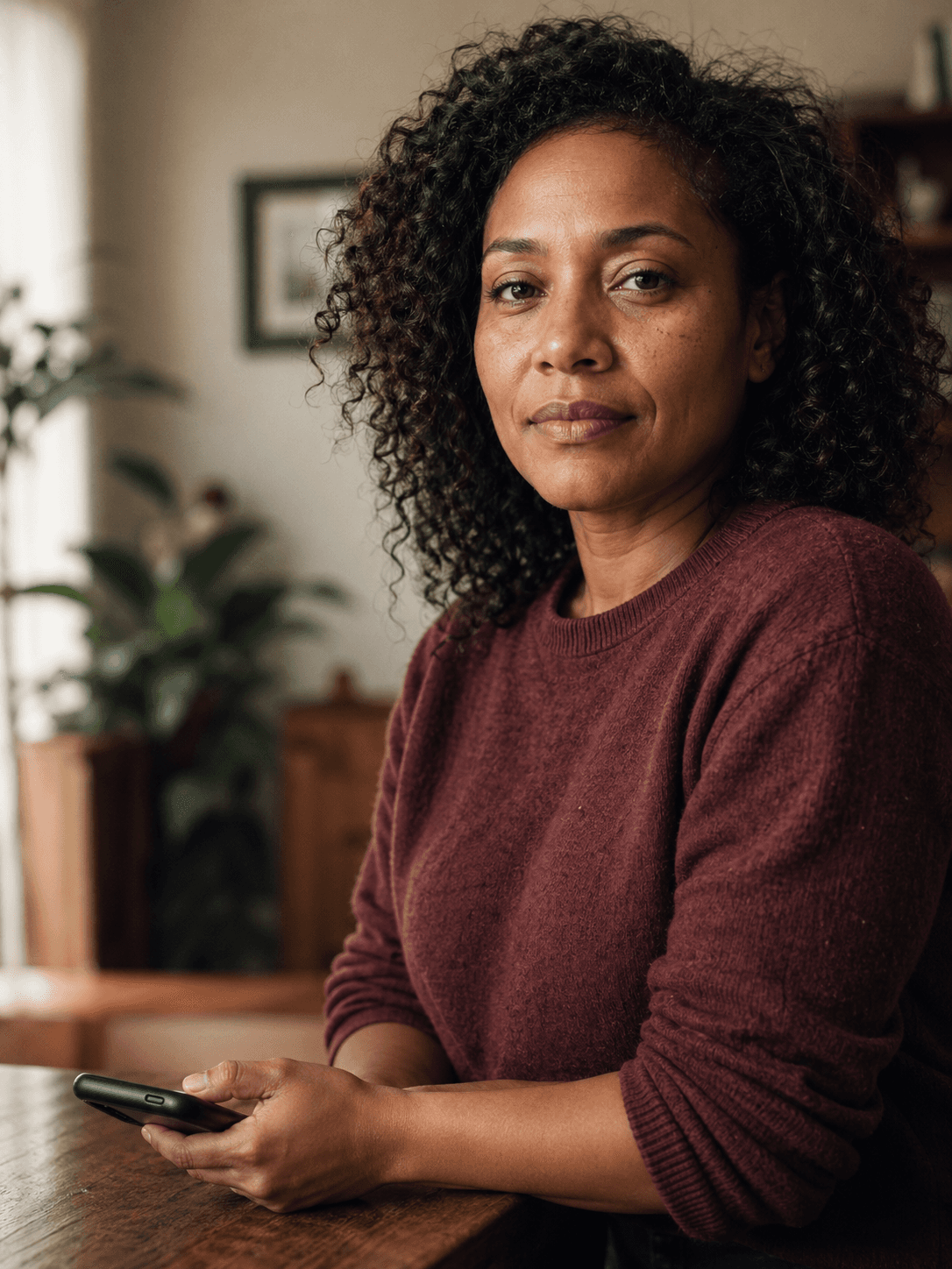 Recovery advocate in warm home setting