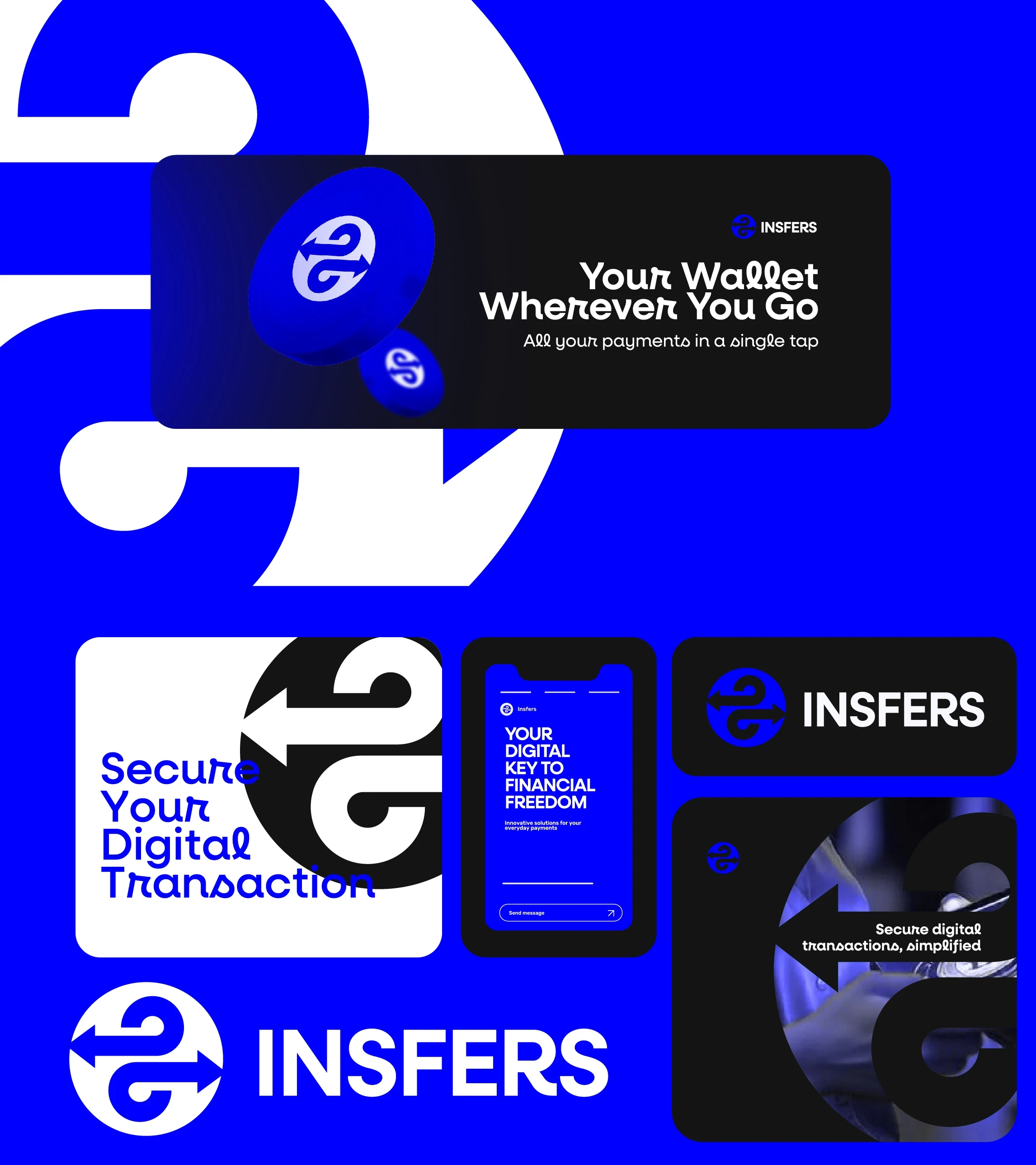 Insfers custom brand identity and digital design