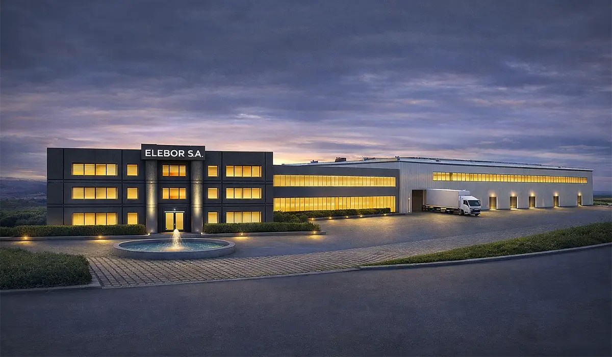 Σύγχρονο εργοστάσιο ELEBOR S.A. στο ΒΙΟΠΑ Κερατέας με μελέτη και υλοποίηση από τη Design Chama