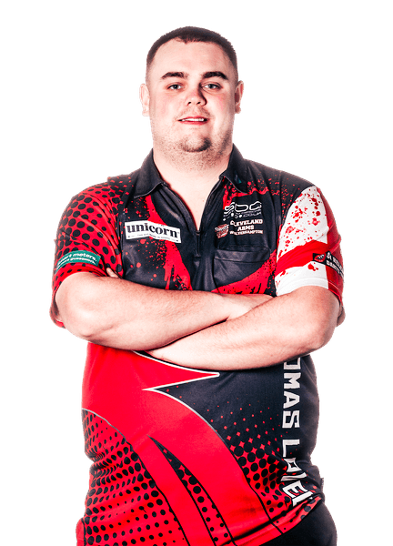 Player standing for camera.